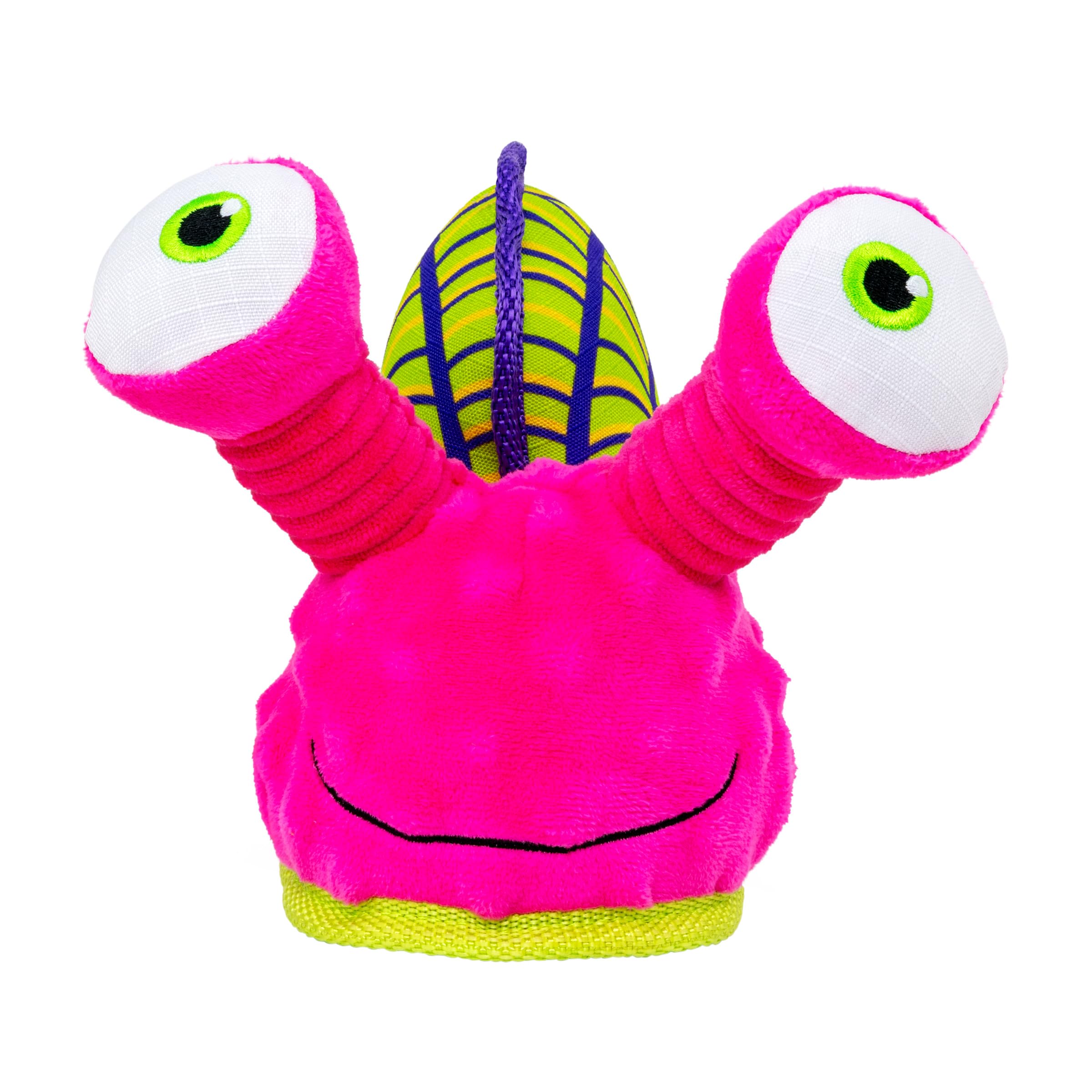KONG Tropics Rattlez Dog Toy - Durable Plush with Rattle & Crinkle Sounds, Multi-Texture Interactive Enrichment Toy for Dogs (Sn
