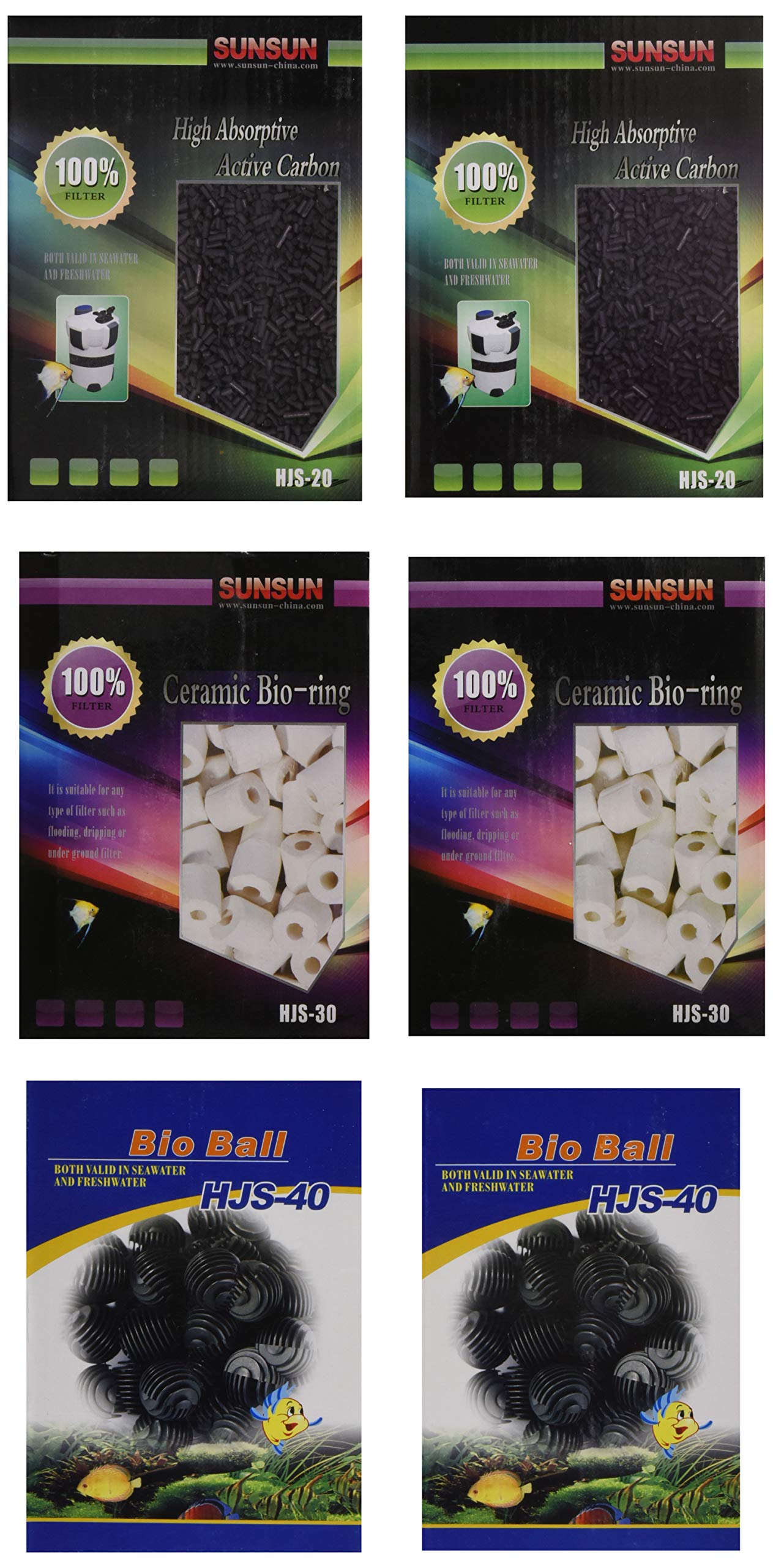 Sunsun Canister Filter Media Set (Double Pack)