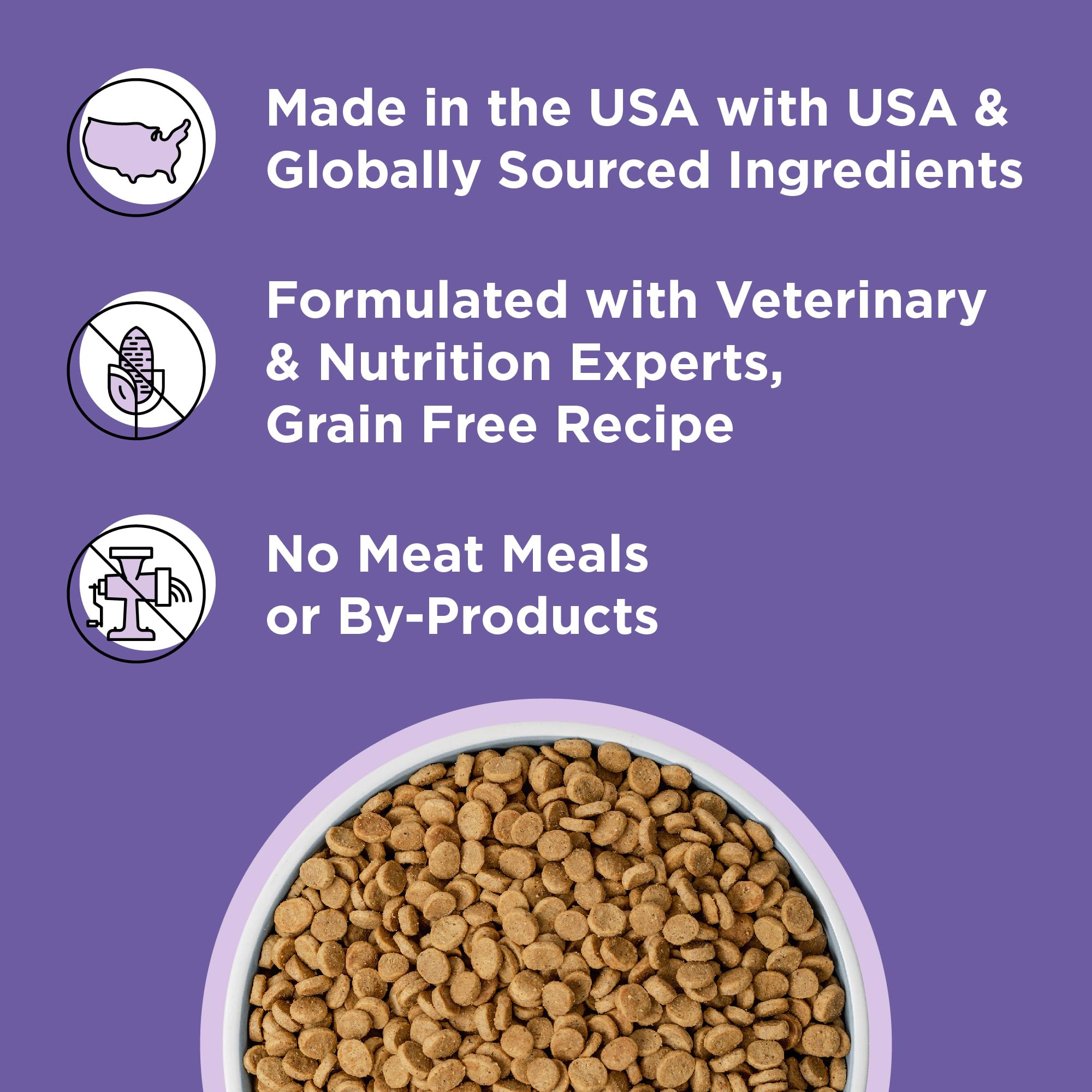 BIXBI Rawbble Dry Dog Food, Lamb, 4 lbs - USA Made with Fresh Meat - No Meat Meal & No Corn, Soy or Wheat - Freeze Dried Raw Coa