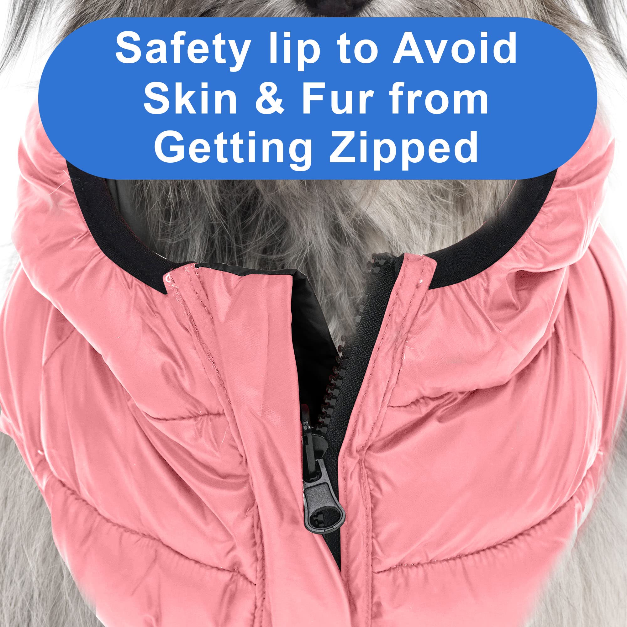 Pawtitas Reversible Dog Puffer Jacket | Water Resistant | Dog Coat For Winter To Keep Your Puppy Warm For Cold Weather Jacket |L