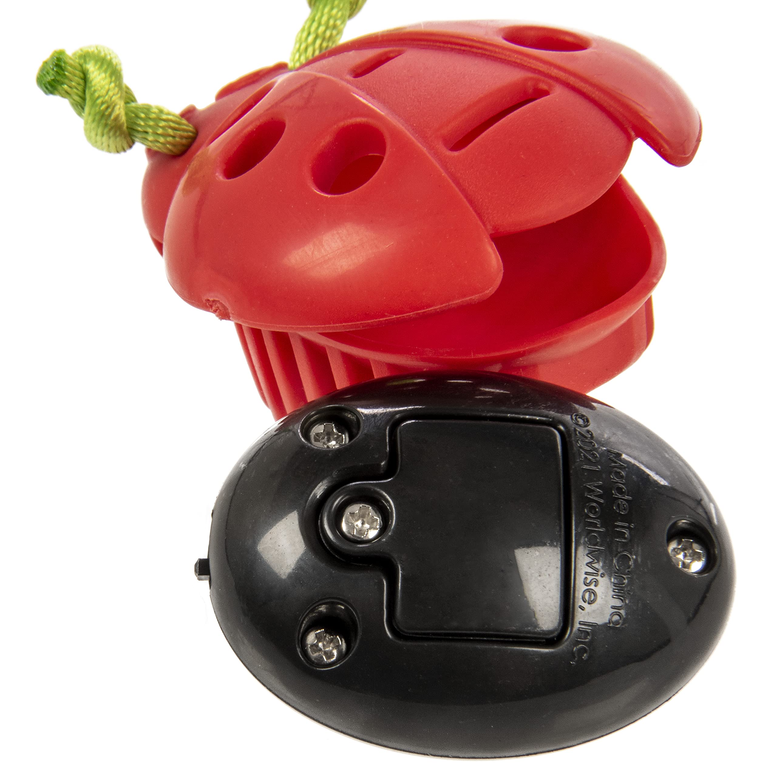 Smartykat Instincts Rowdy Rumbler Ladybug Interactive Automatic Cat Toy, Battery-Powered - Red, One Size