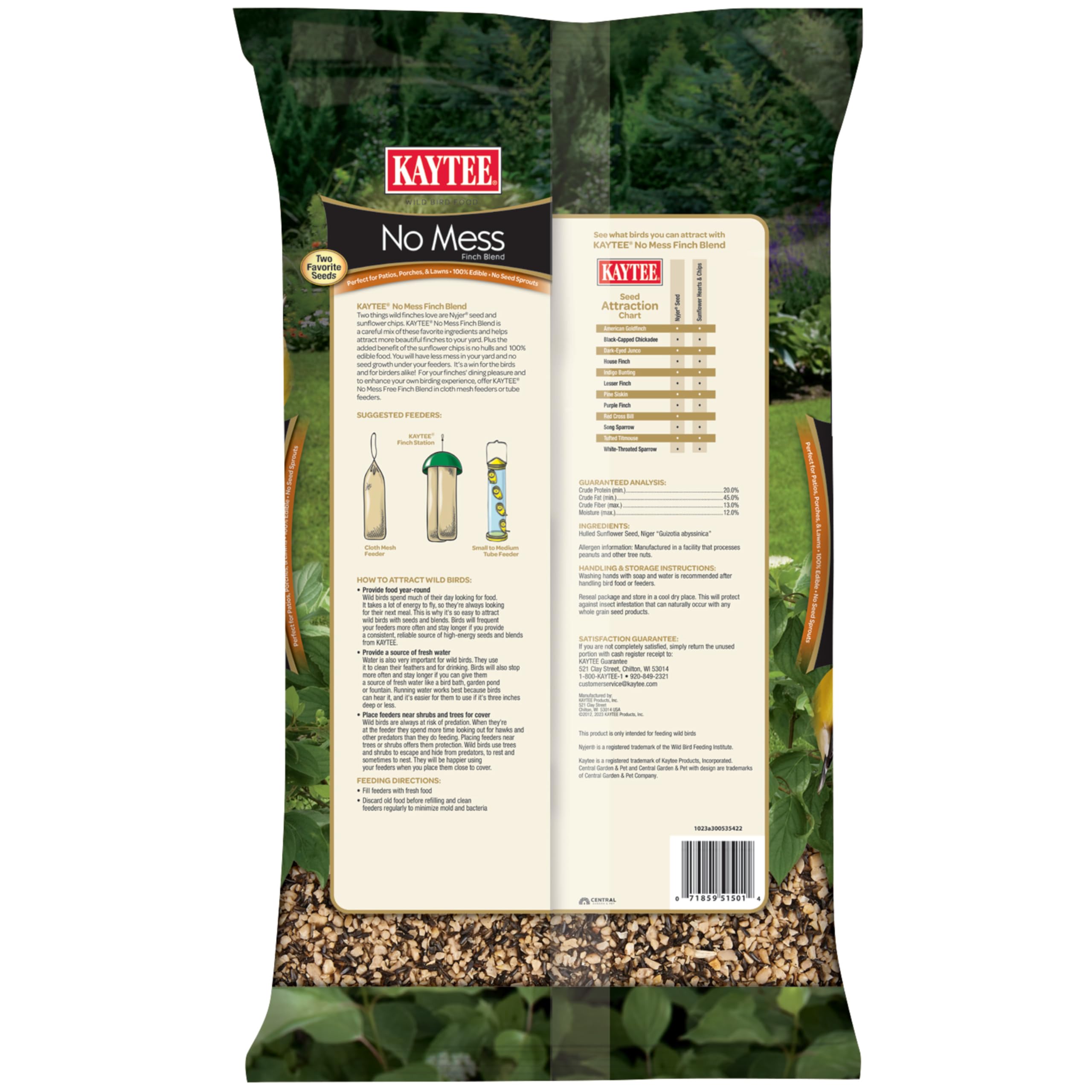 Kaytee Waste Free Finch Blend 8 Pounds