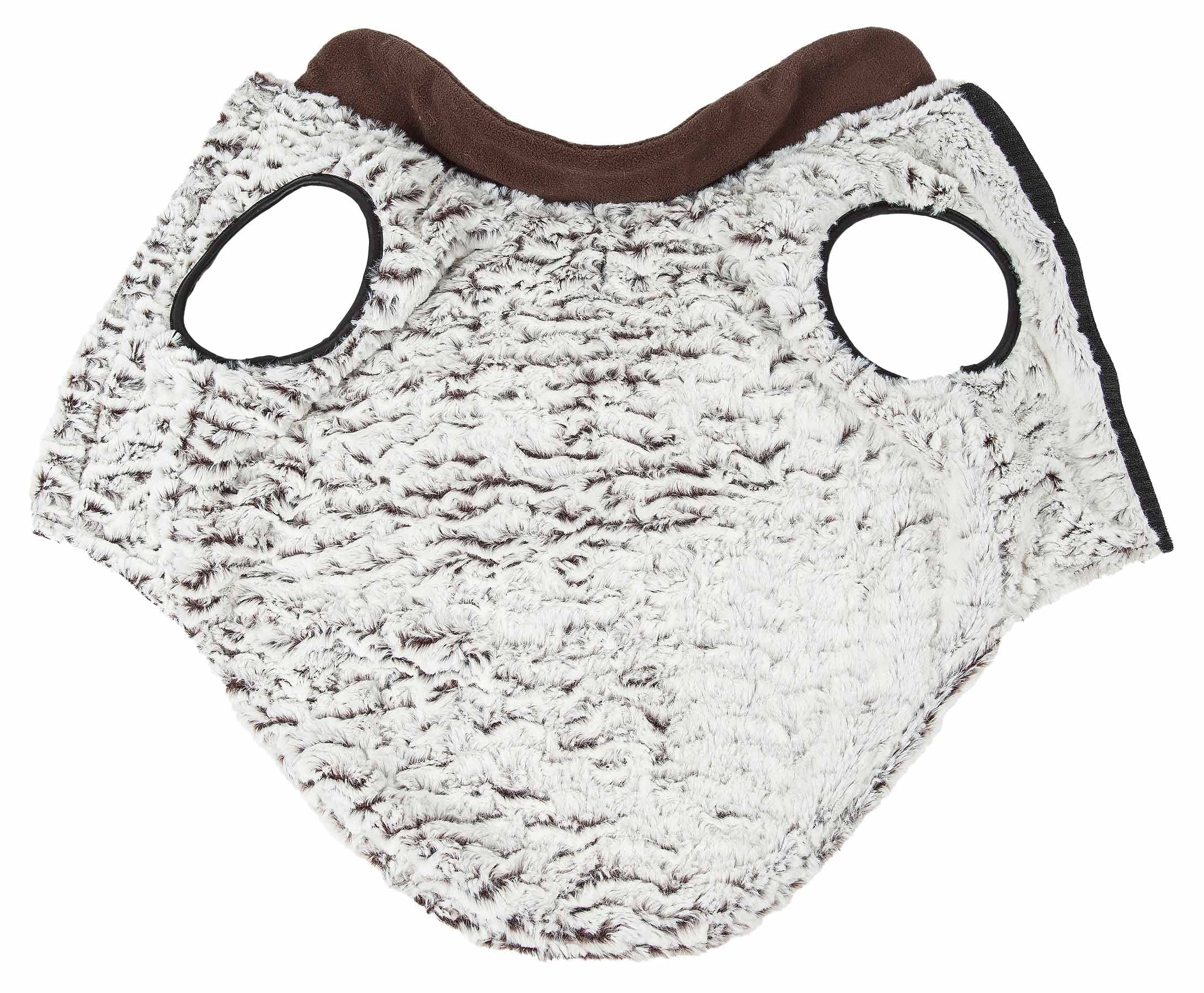Pet Life Luxe 'Purrlage' Pelage Designer Fur Dog Coat Jacket(D0102H7LUQV.)