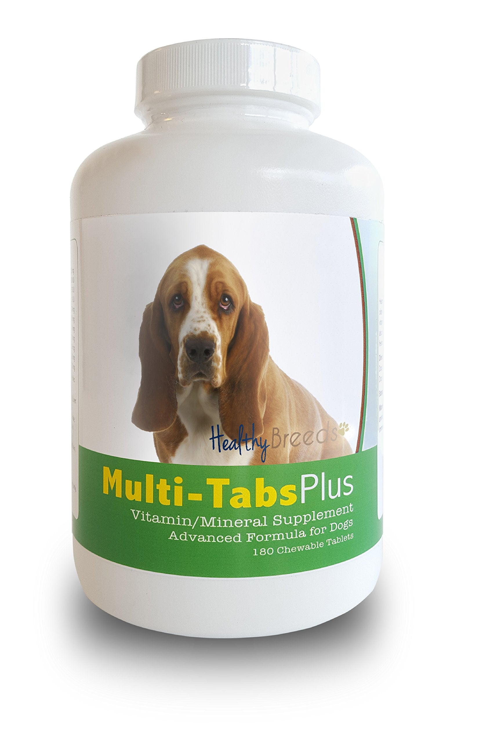 Healthy Breeds Basset Hound Multi-Tabs Plus Chewable Tablets 180 Count