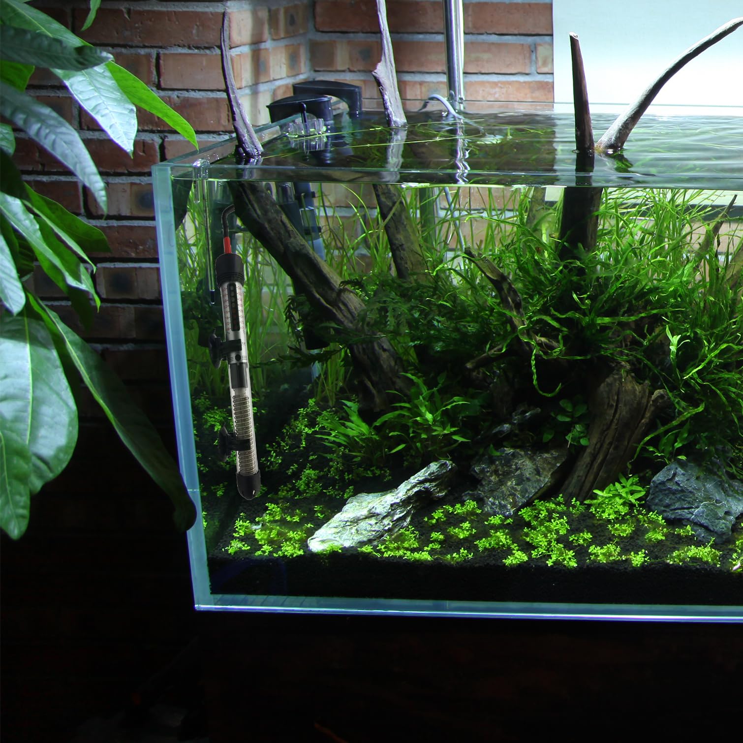 Bnzaq Fish Tank Aquarium Heater - Adjustable Temperature Submersible Thermostat Heater,25W/50W/100W/150W/200W/300W