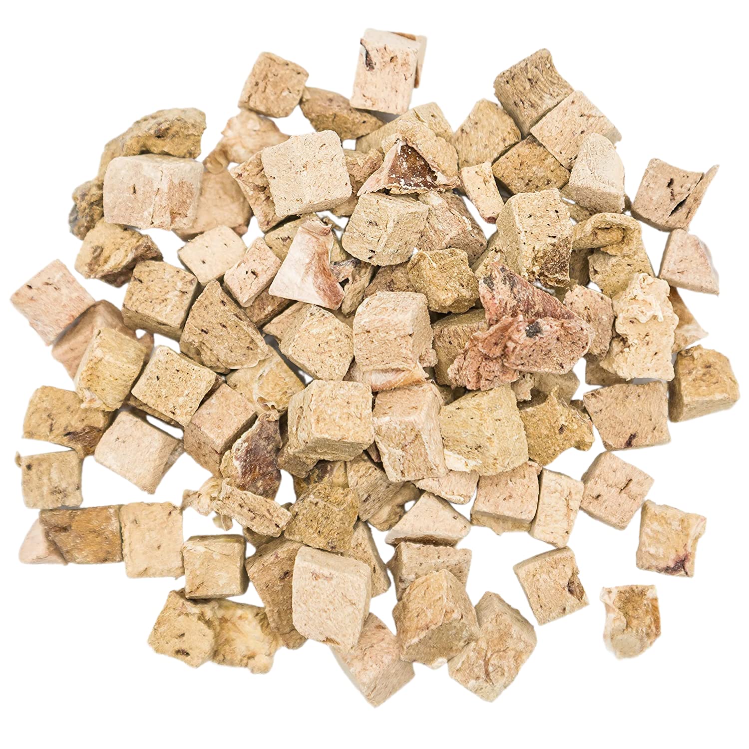 hotspot pets Freeze Dried Duck Heart Treats for Cats & Dogs - 1LB Big Bag - Single Ingredient All Natural Grain-Free Duck Hearts
