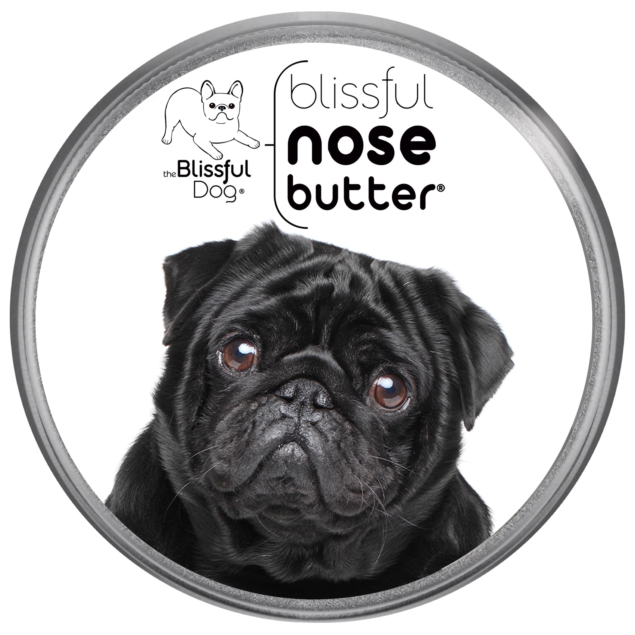 The Blissful Dog Black Pug Unscented Nose Butter, 8-Ounce