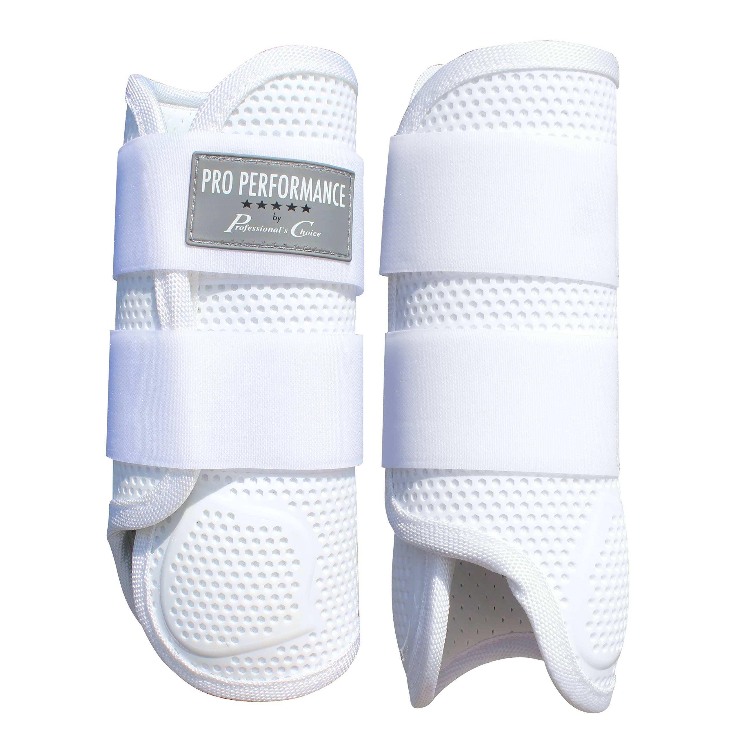 Professional'S Choice Pro Performance Elite Xc Boots | Front Pair | White | Medium