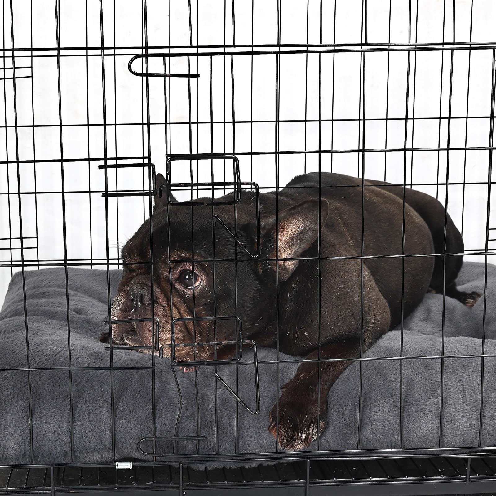 24 Inch Dog Bed For Crate Washable Extra Soft Small Dog Bed Pillow With Zipper Fit Small Breed Pets,Crate Pad 24 X 18 Inch With