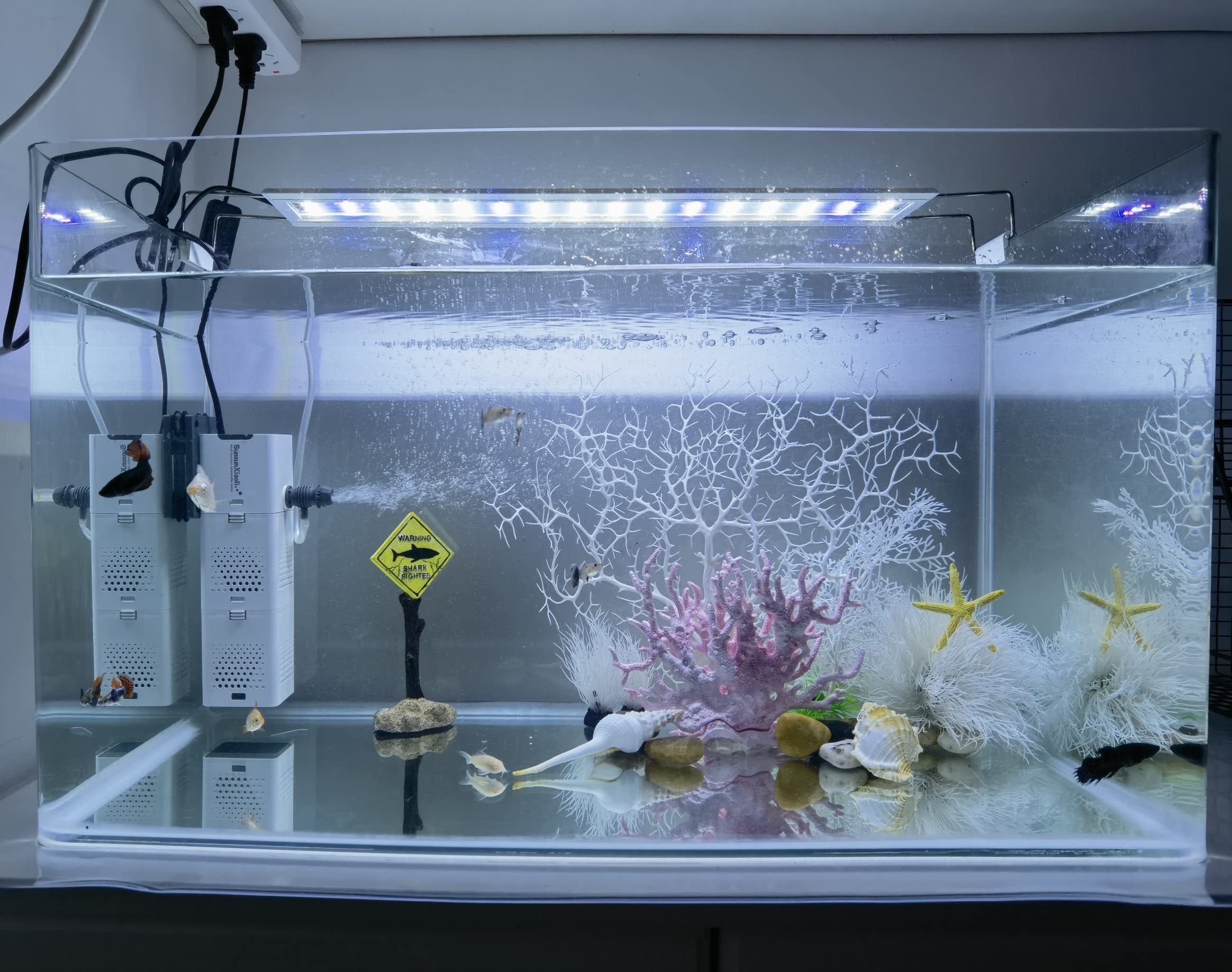 Awxzom Fish Tank Decorations – Coral & Plant Set (Tank Not Included)