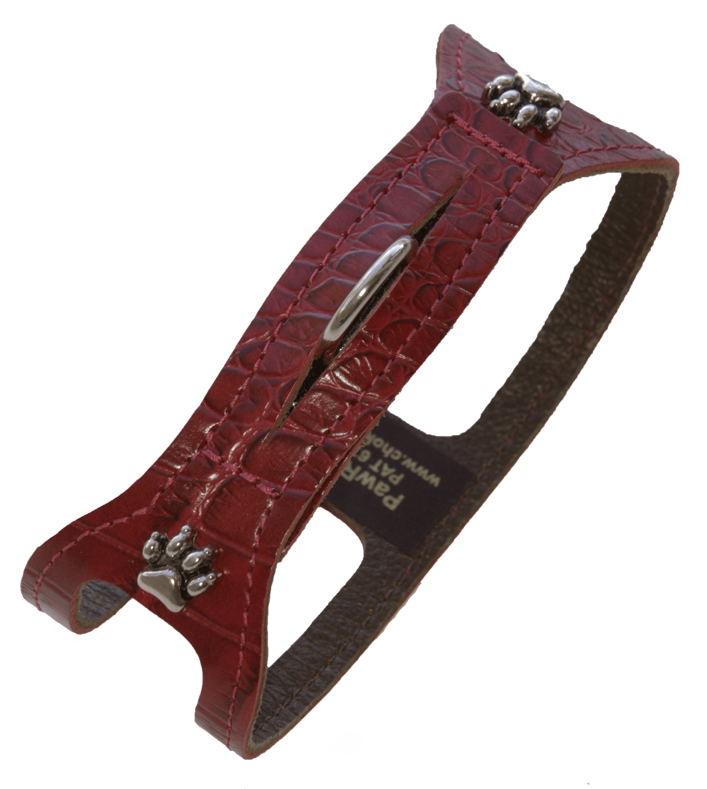 Chokefree Pet Shoulder Collar, 23', Croco Red