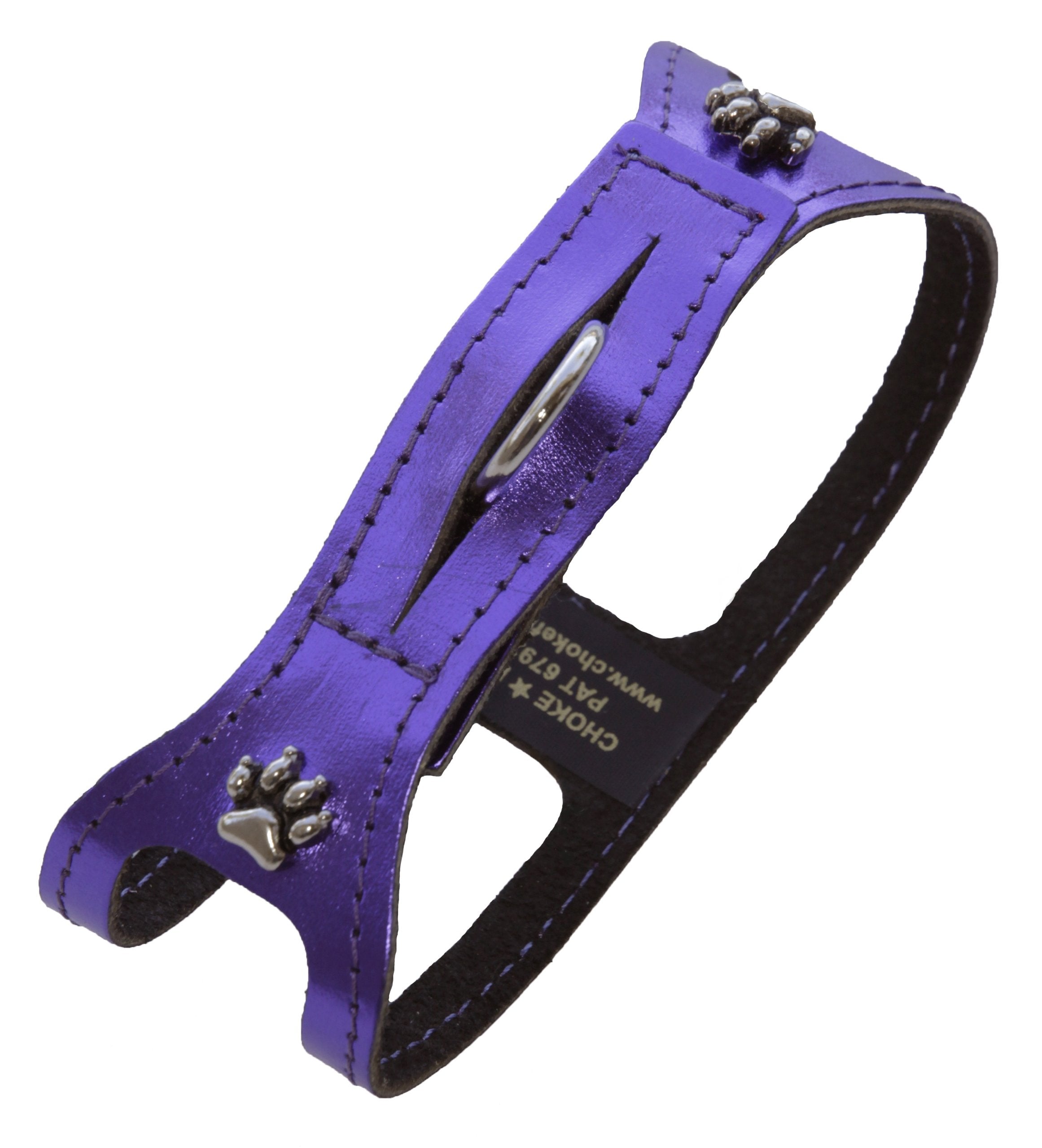 Chokefree Pet Shoulder Collar, 10, Metallic Purple