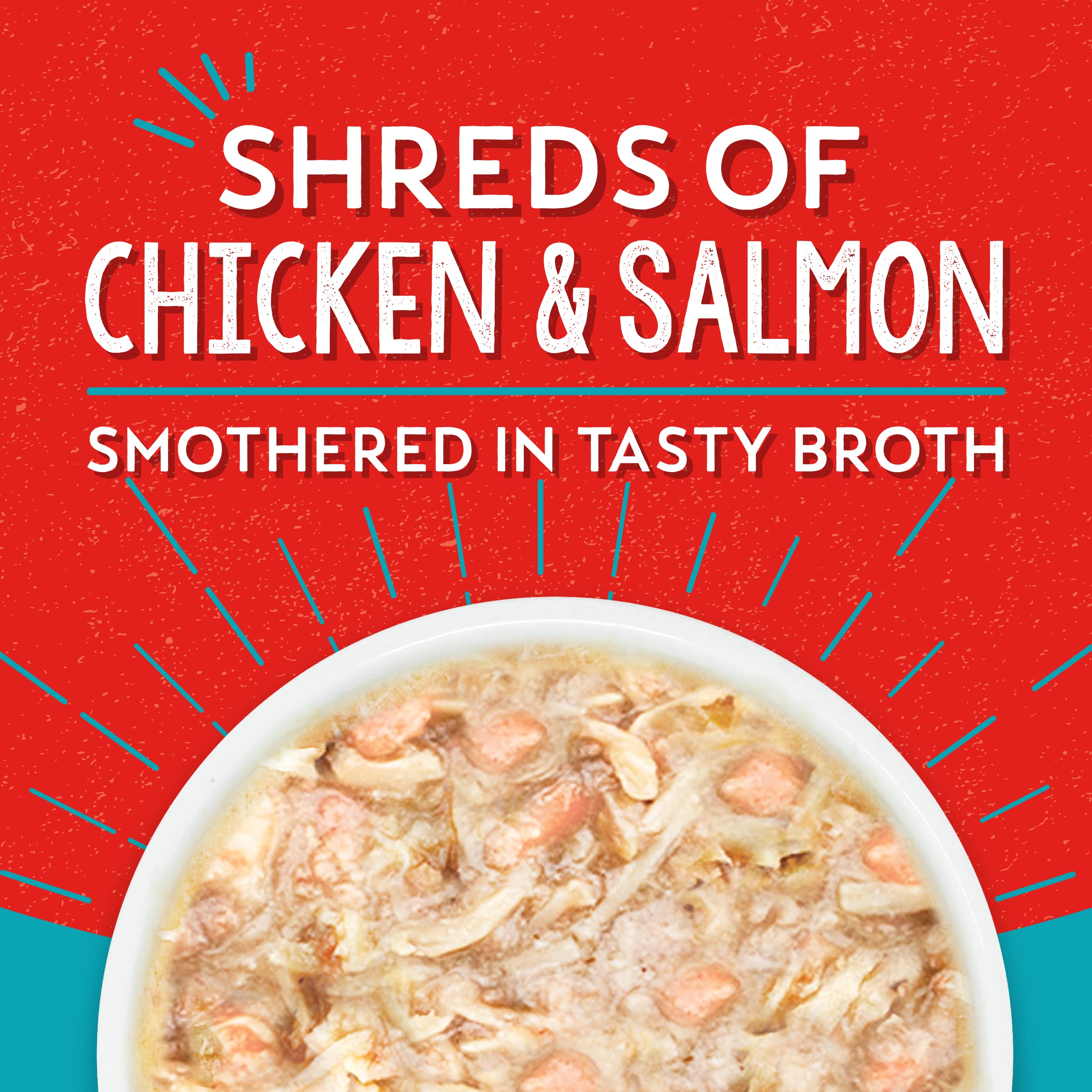 Stella & Chewys Lil Bites Savory Stews for Small Breeds Chicken & Salmon Dinner in Broth, 2.7 oz. Cups (Pack of 12)
