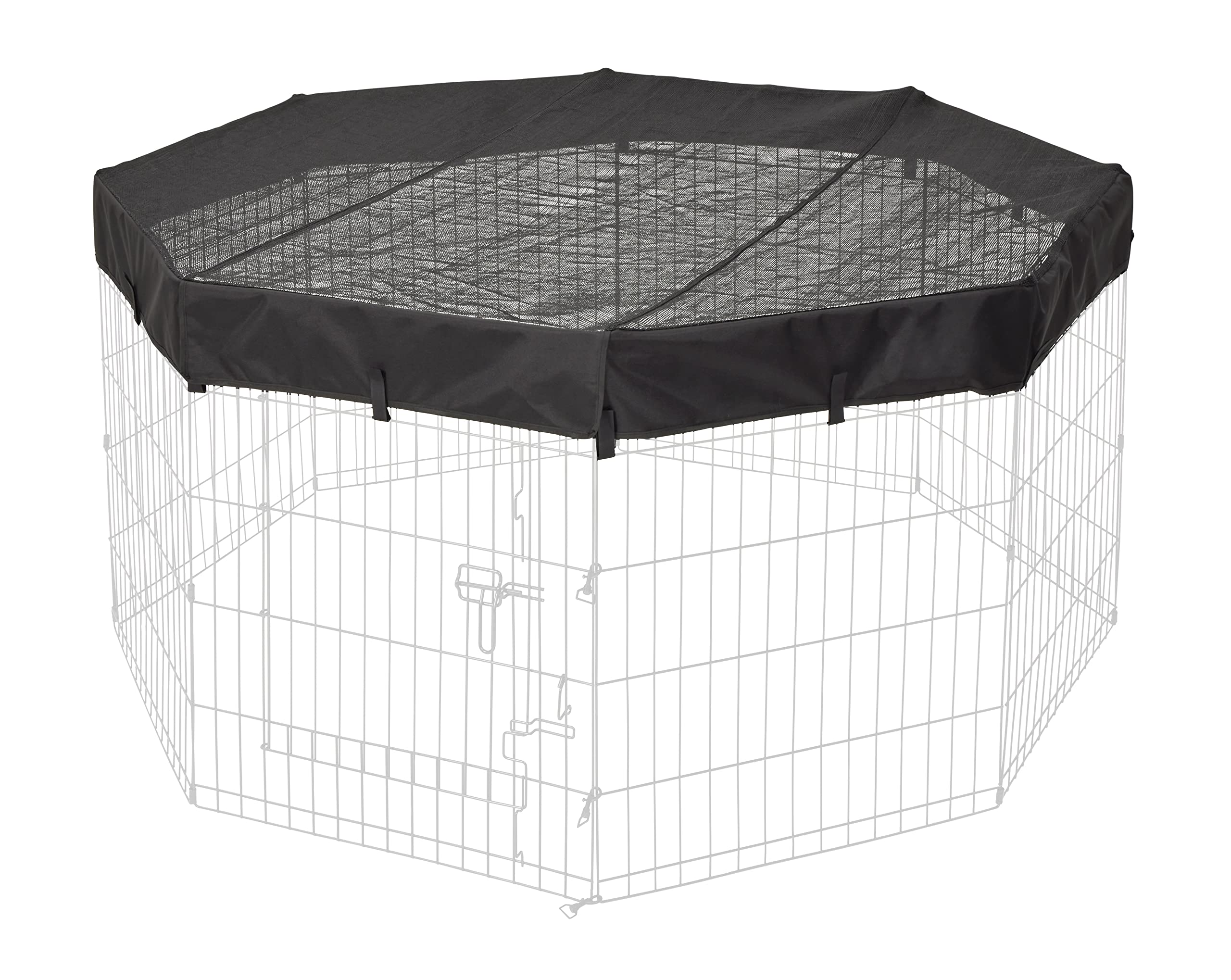 MidWest Homes for Pets Octagon Exercise Pen Fabric Mesh Top