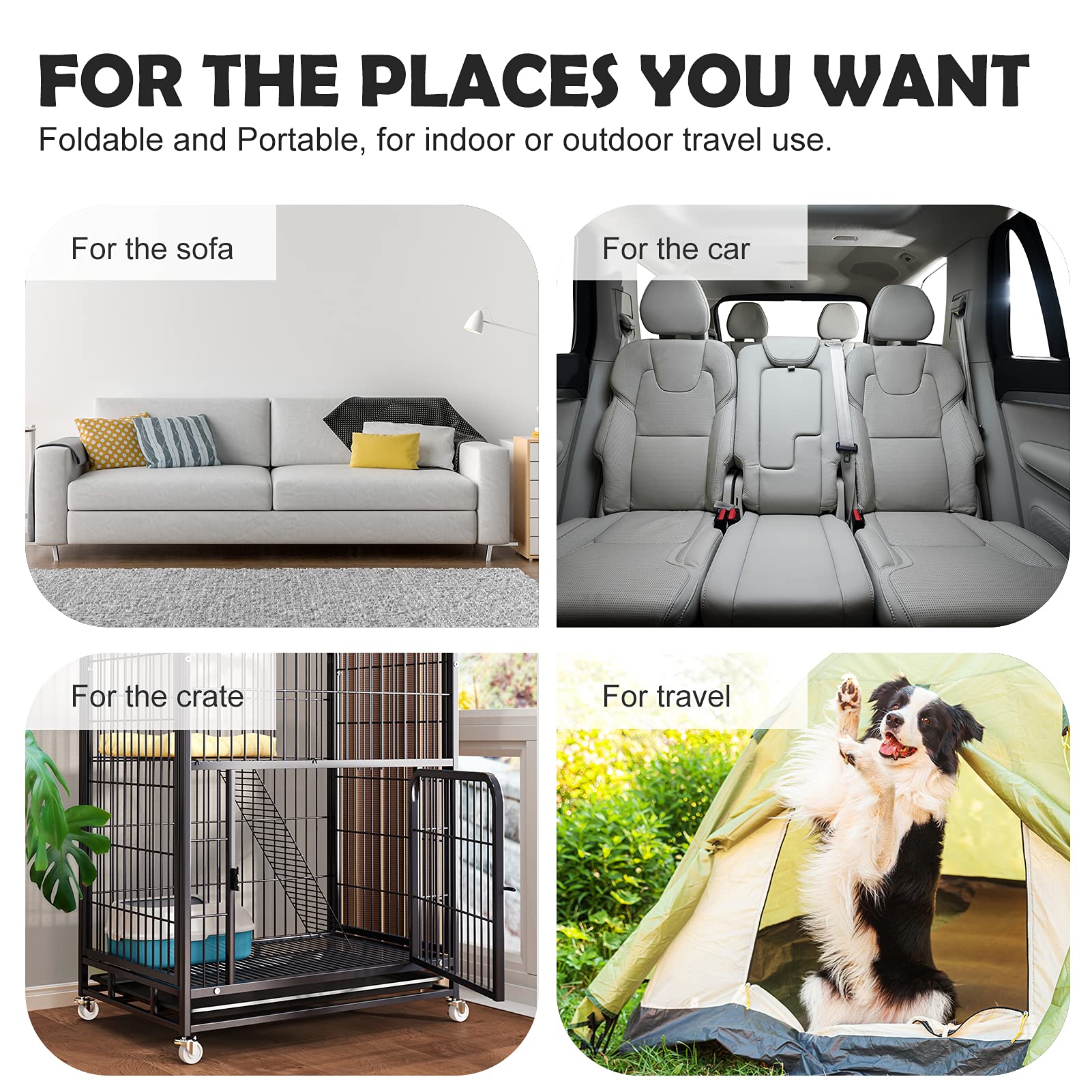 Dog Beds For Medium Dogs Crate Bed Pad Mat 36 Inch Soft Washable Pet Beds Non Slip Mattress Kennel Pads