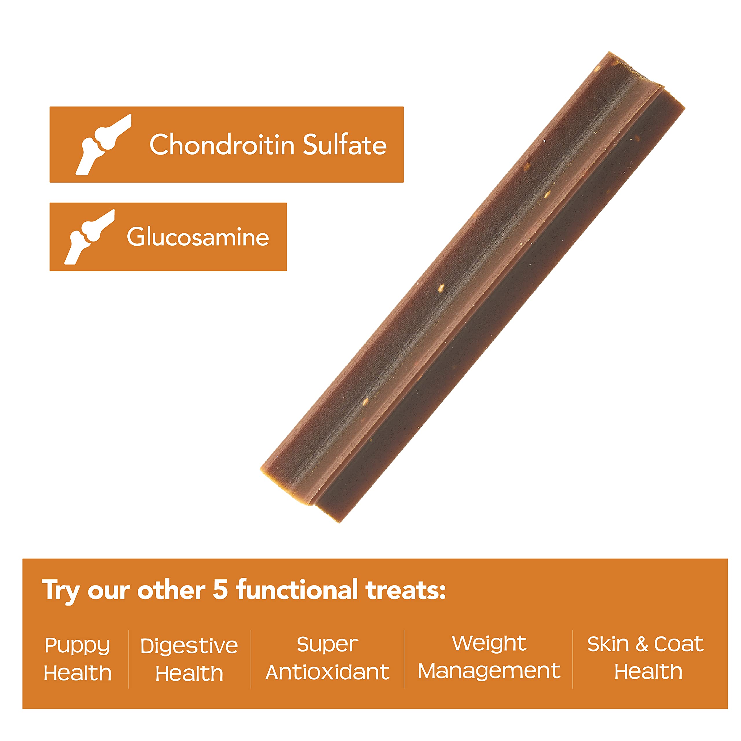 Get Naked Joint Health Dental Chew Sticks, Large, Grain Free, 6.6 Oz Pouch, Model 700422