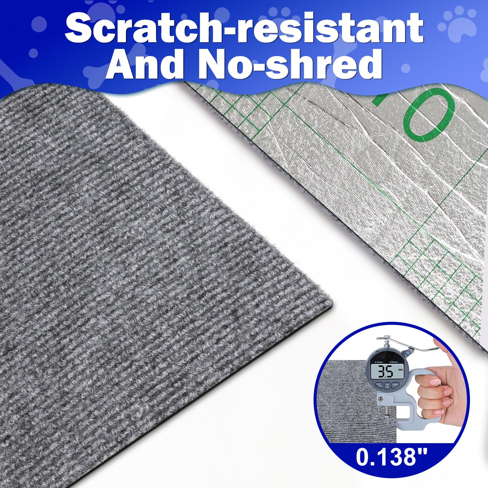 Enonci 23.6X15.8 Couch Wall Corner Protection For Indoor Cats,Anti Scratch Furniture Protector From Cats Scratching,Trimmable Cl
