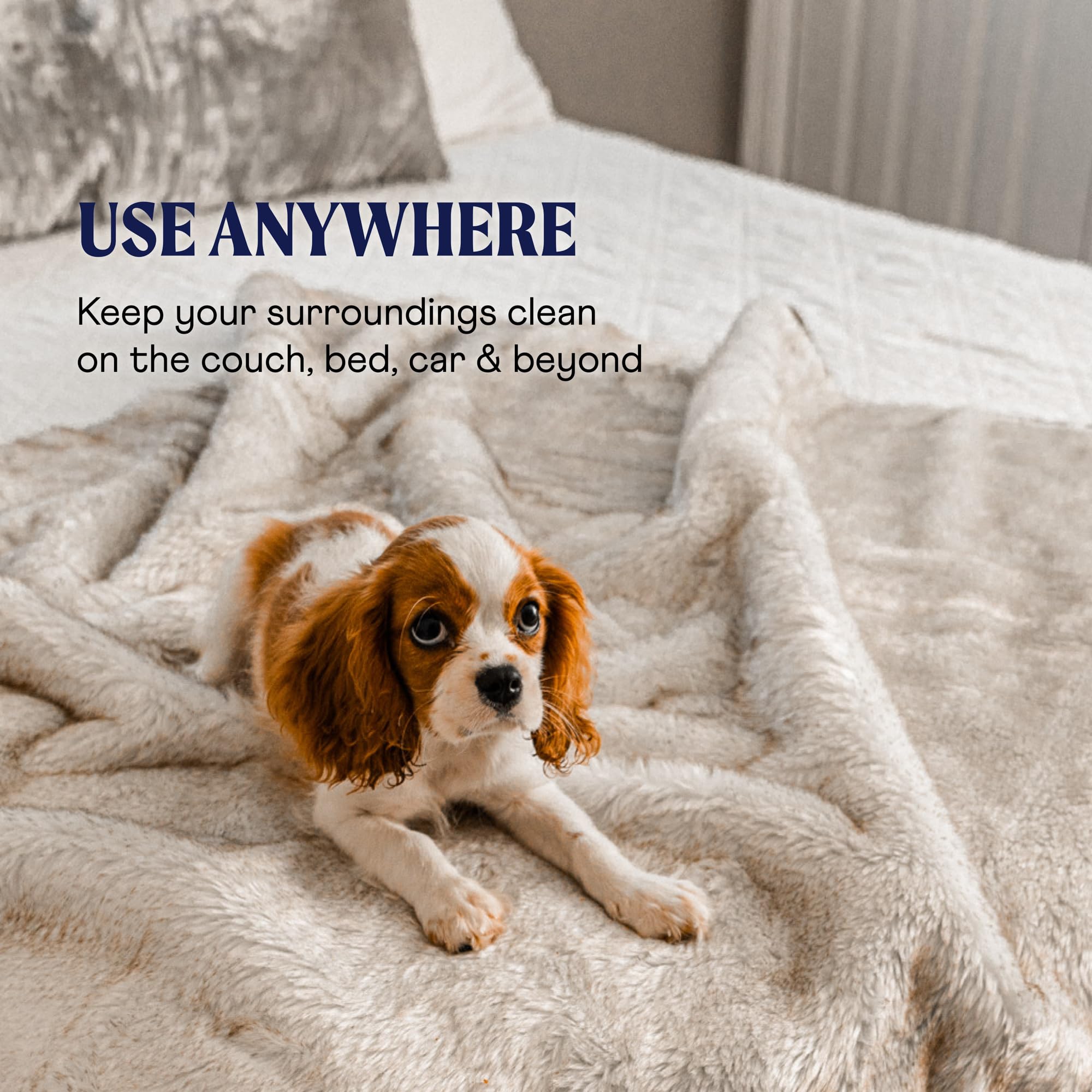 Pupprotector, Short Fur Throw, Soft Plush Waterproof Dog Blanket To Protect Car Seats And Furniture