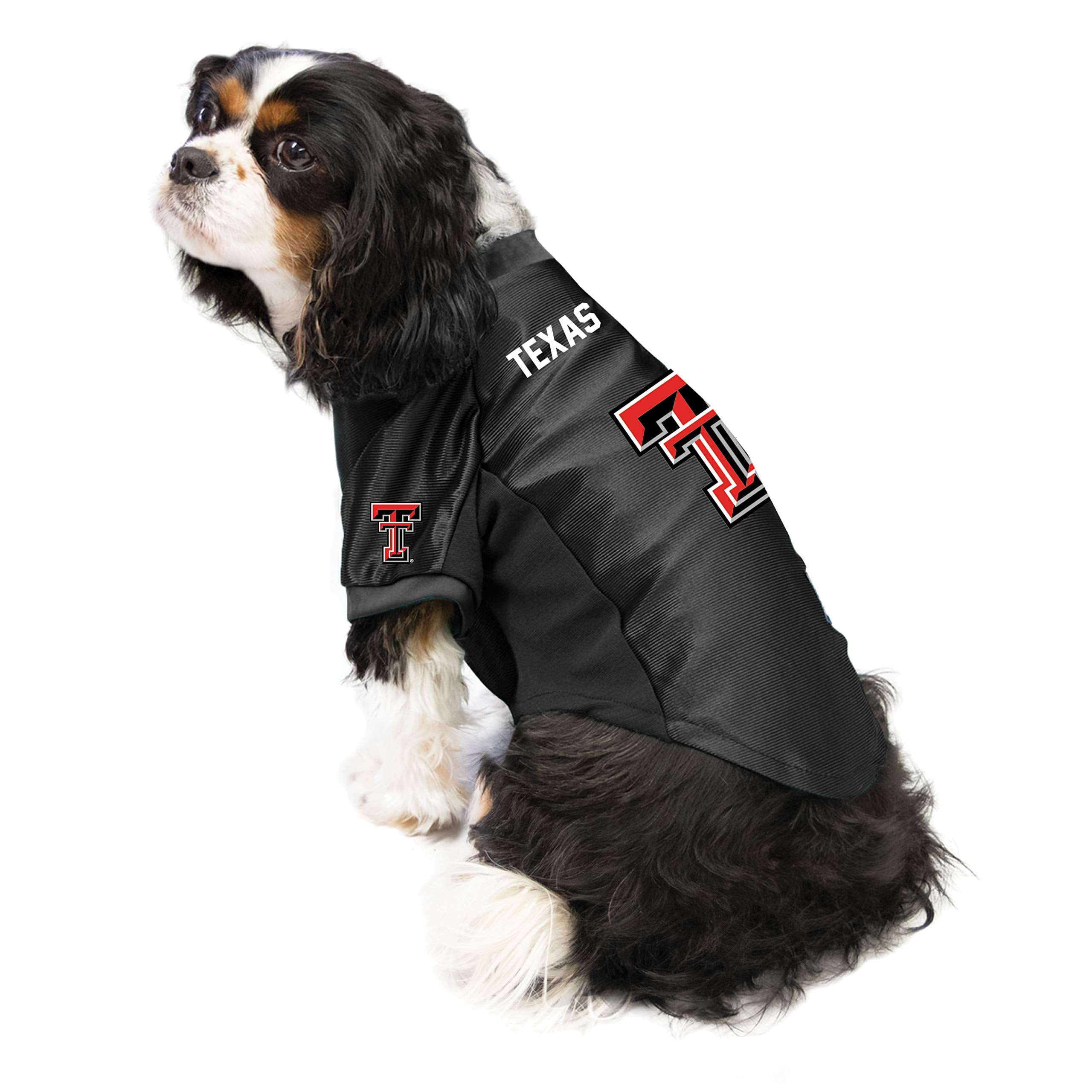 Texas Tech Red Raiders Pet Jersey Stretch Size L - Special Order