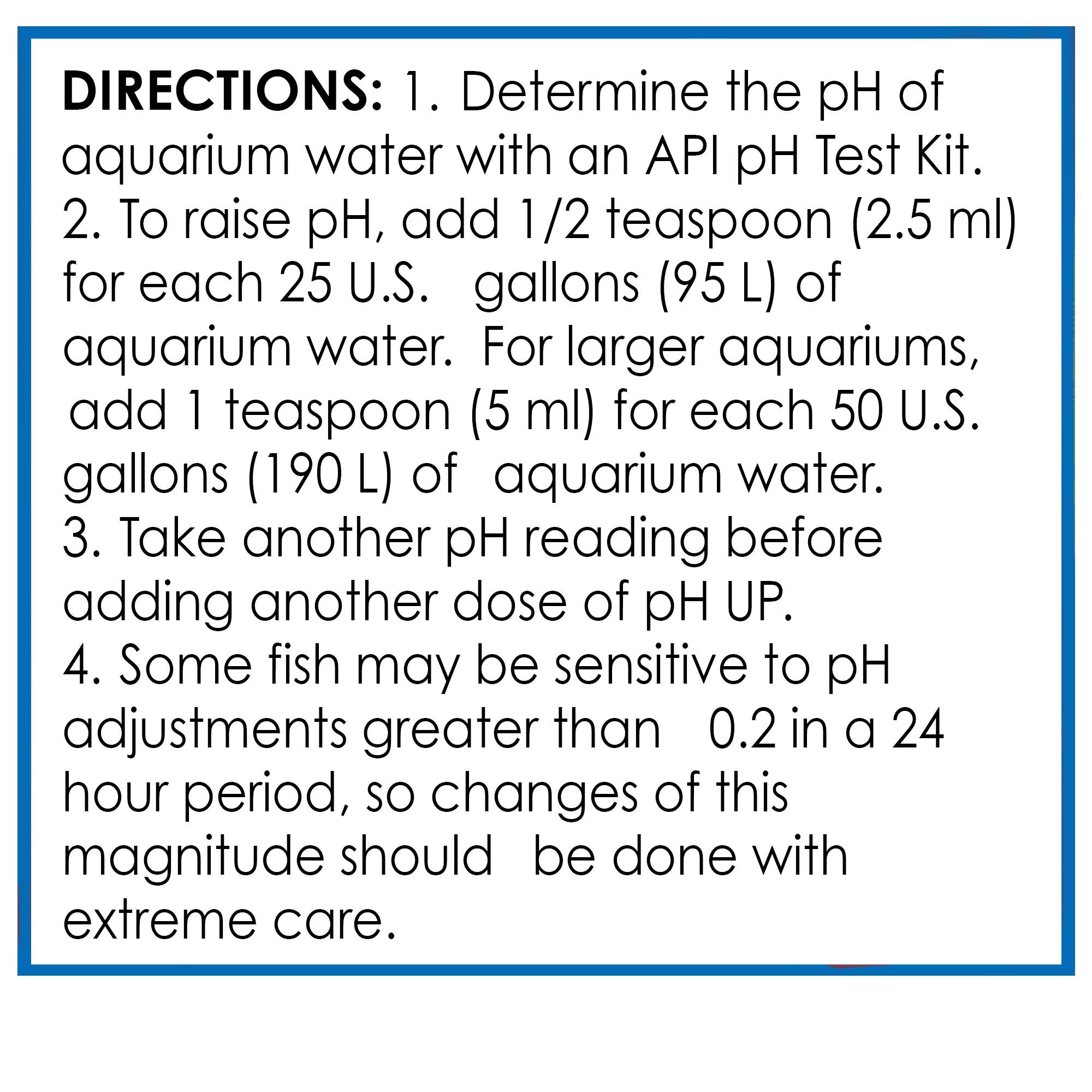 API pH Up Aquarium pH Adjuster for Freshwater Aquariums 1.25 oz