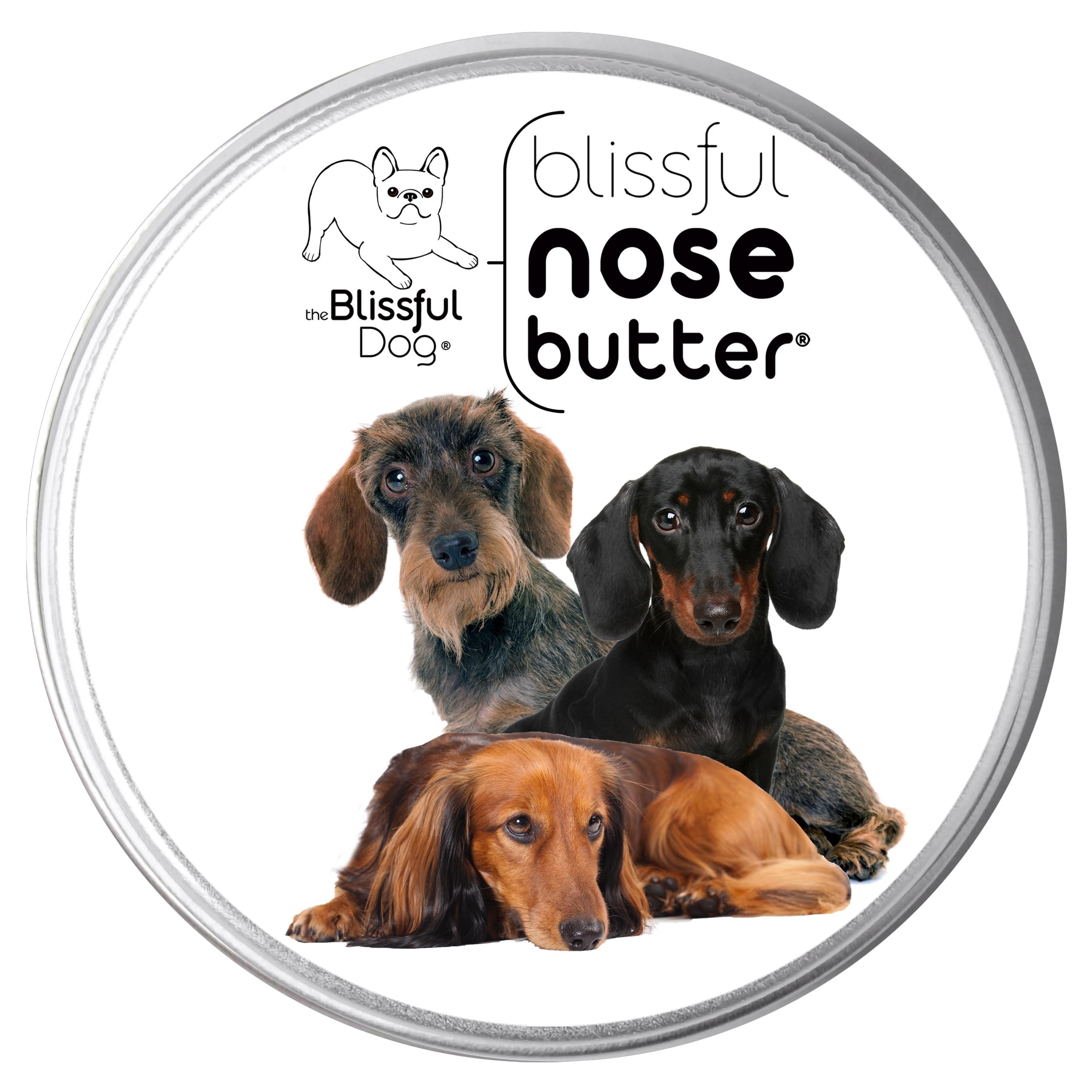 The Blissful Dog Dachshund Nose Butter, Versatile Dog Nose Balm for Dry Nose, Handcrafted Nose Moisturizer, Easy-to-Apply Dog Es