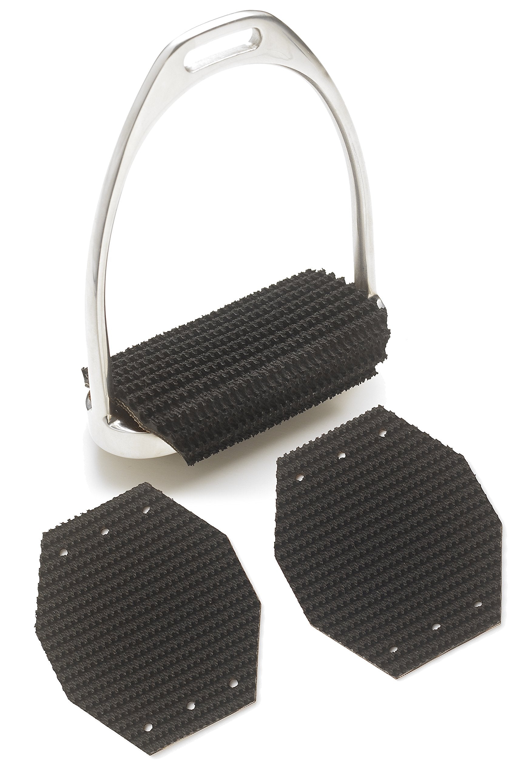 Millenium Super Comfort Wrap-Around Stirrup Iron Pads, Black, 4.75