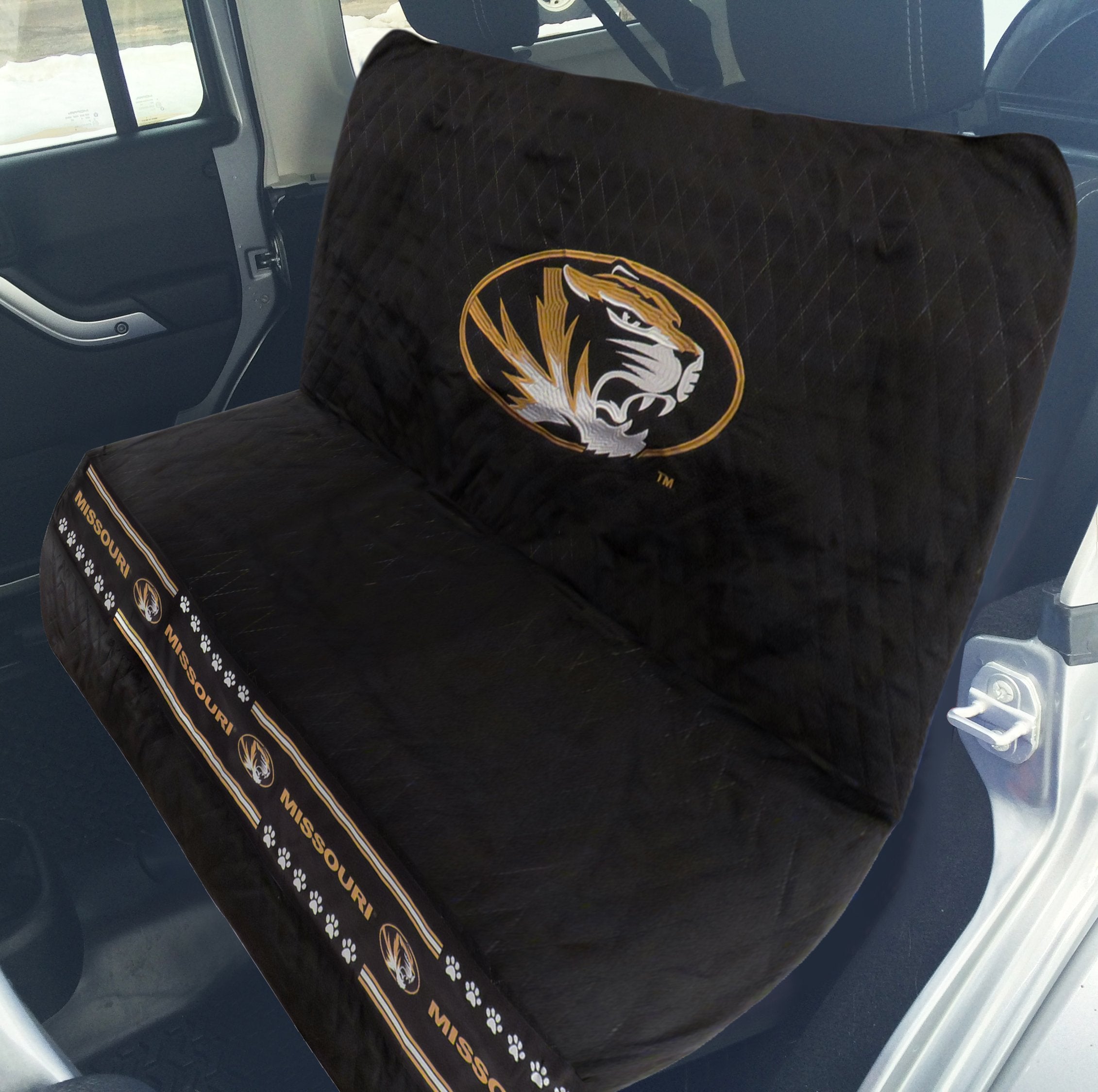 Pets First Collegiate Missouri Tigers Pet Car Seat Cover