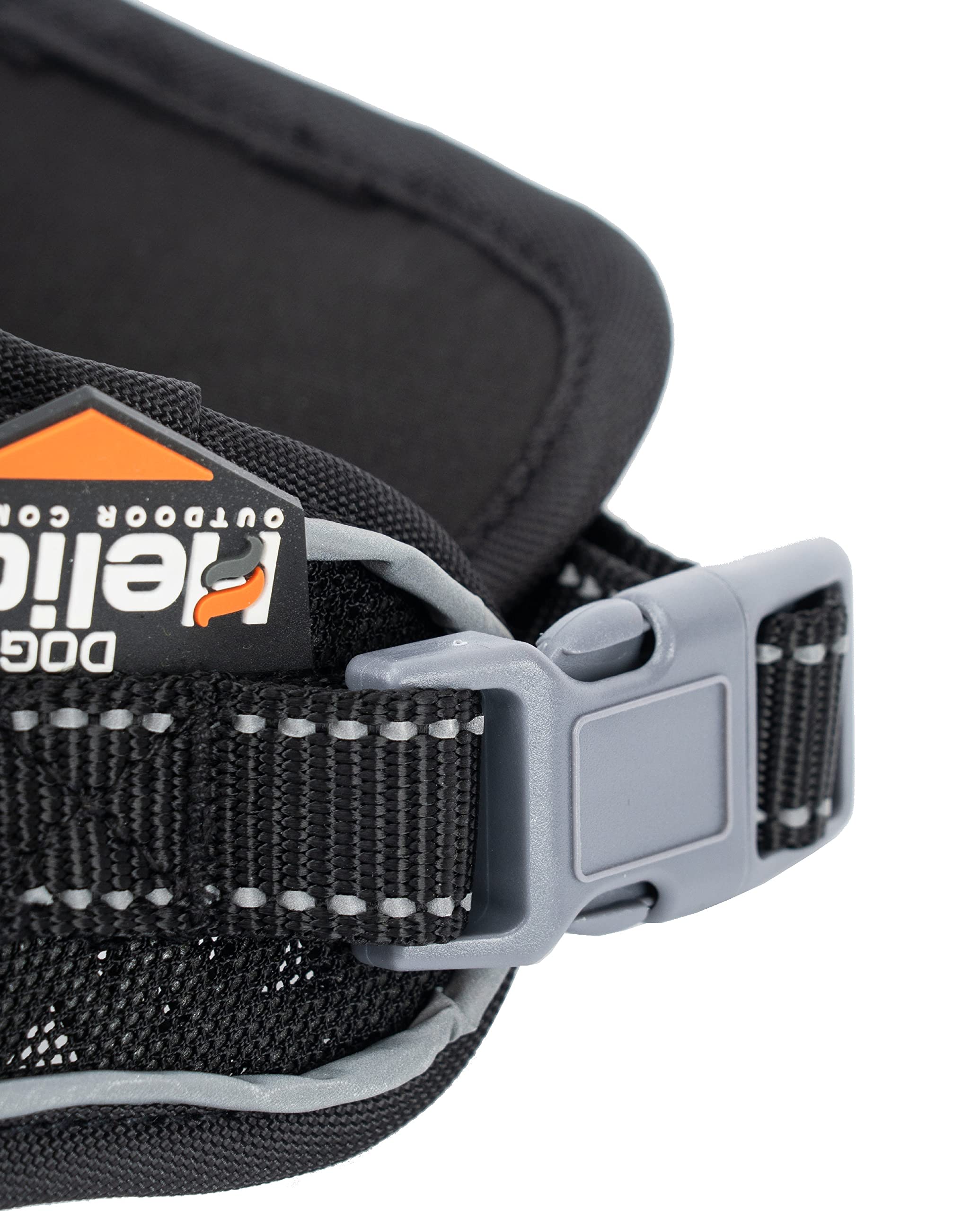 Dog Helios Scorpion Sporty High-Performance Free-Range Dog Harness, MD, Black