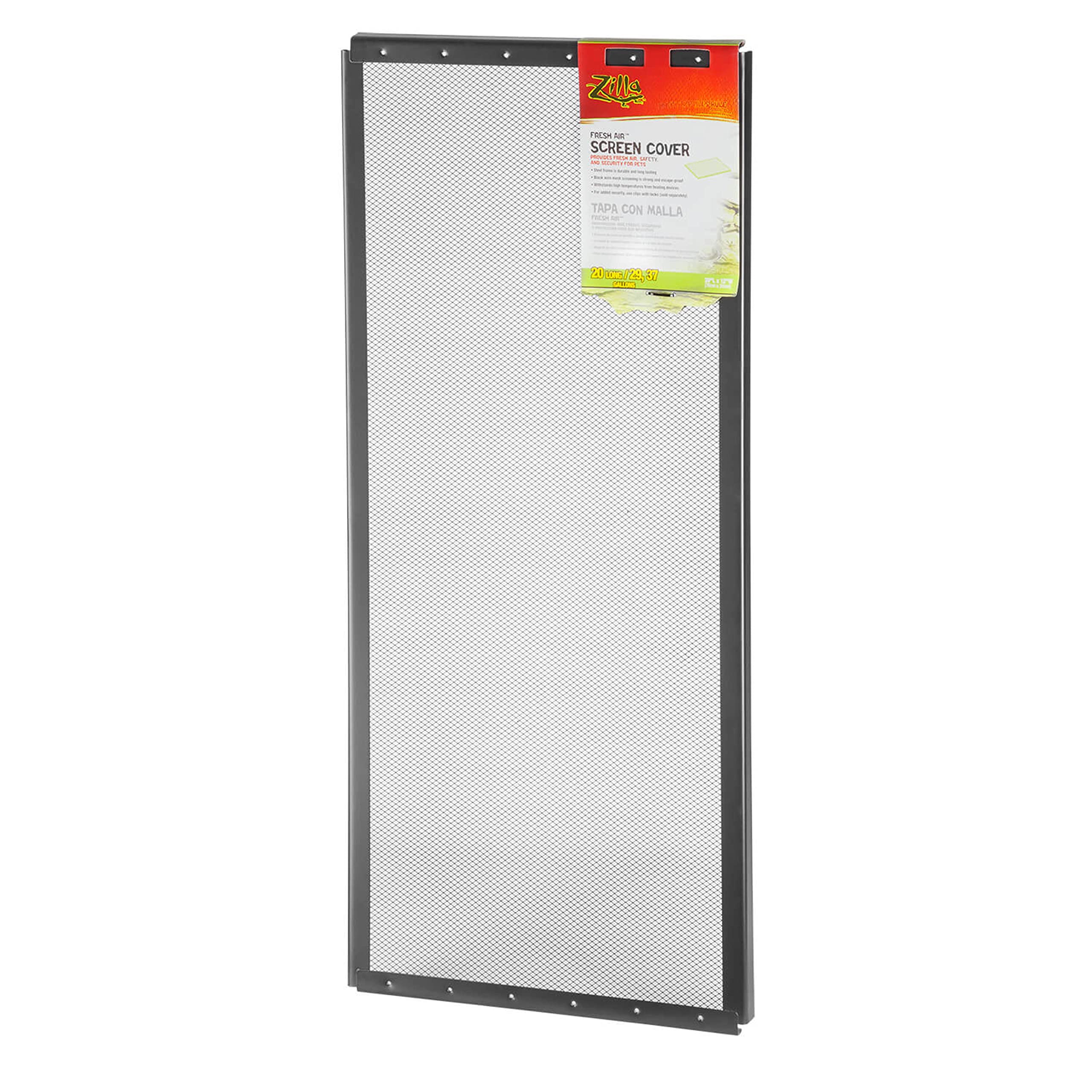 Zilla Pet Reptile Terrarium Fresh Air Screen Cover, 30 x 12