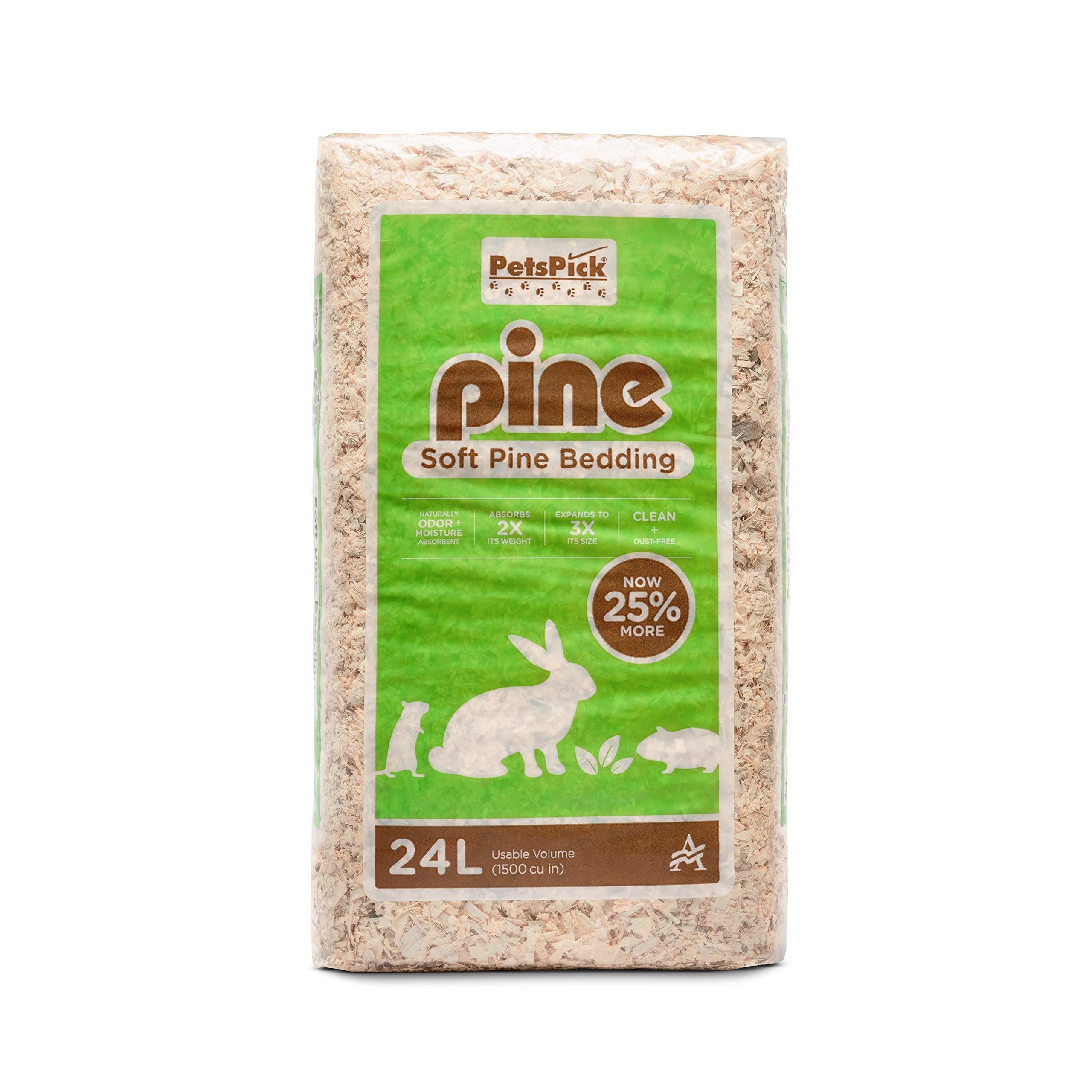 Petspick Pine Small Pet Bedding, 24L