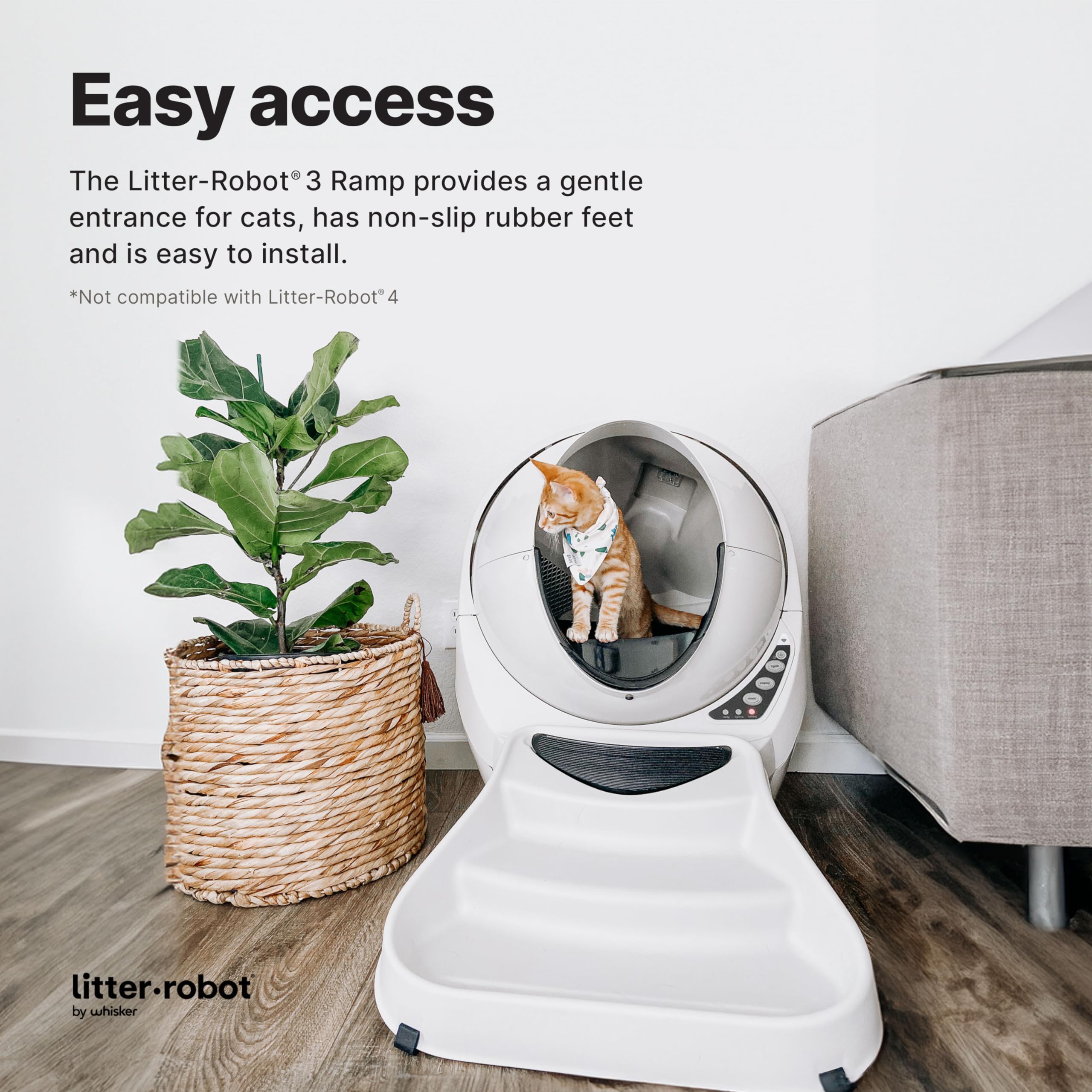 Litter-Robot 3 Ramp by Whisker, Beige
