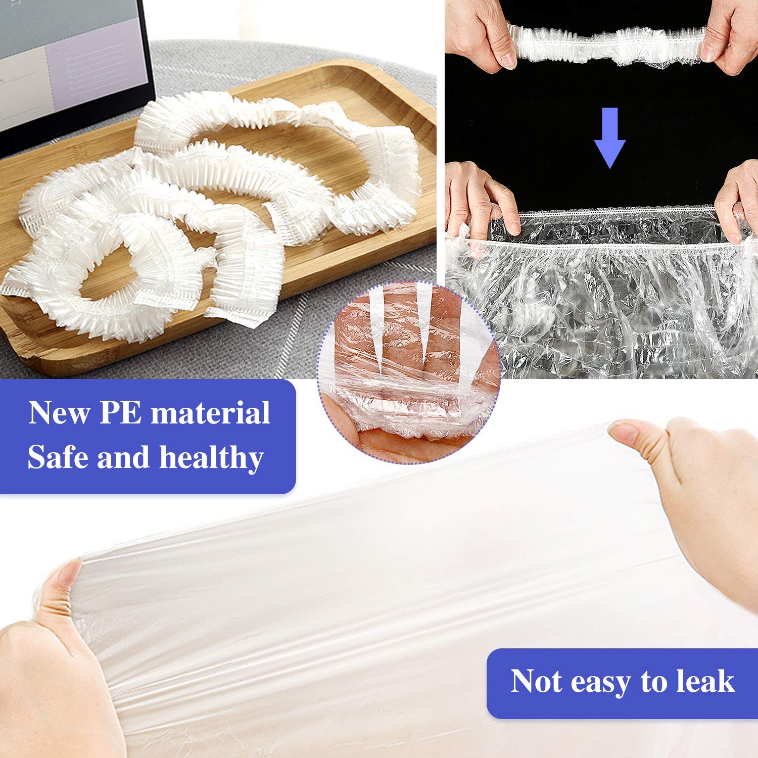 Upcessory 50 Pcs Disposable Rabbit Cage Liner, Clear Plastic Bunny Cage Liner Bag Universal Toilet Film For Bunny Hamster Totoro
