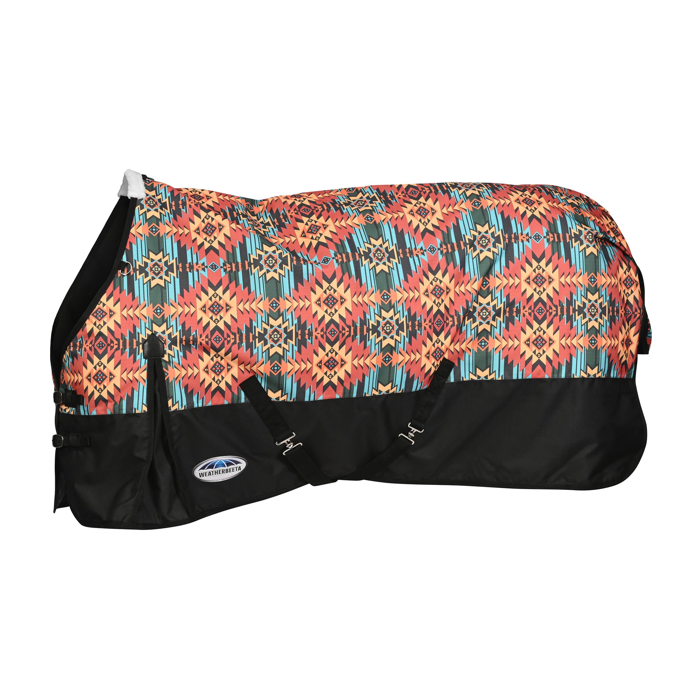 Weatherbeeta Comfitec Essential Standard Neck Lite, Western Sunset Print, 84