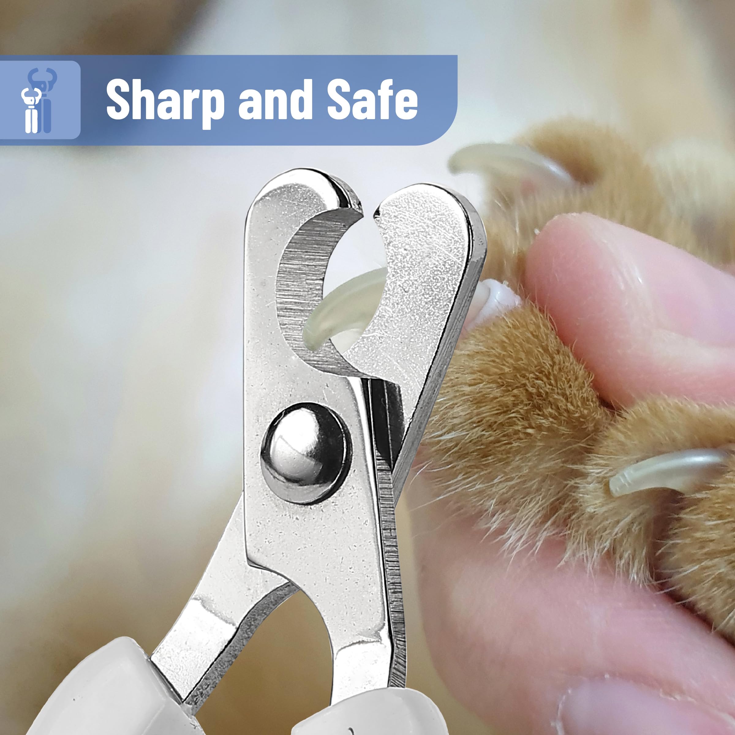 Mr. Pen- Cat Nail Clipper, Sky Blue & Dark Gray Cat Nail Trimmer, Cat Nail Clippers, Cat Claw Clippers, Cat Clippers For Nails, Pet Nail Clippers, Kitten Nail Clipper, Small Dog Nail Clipper