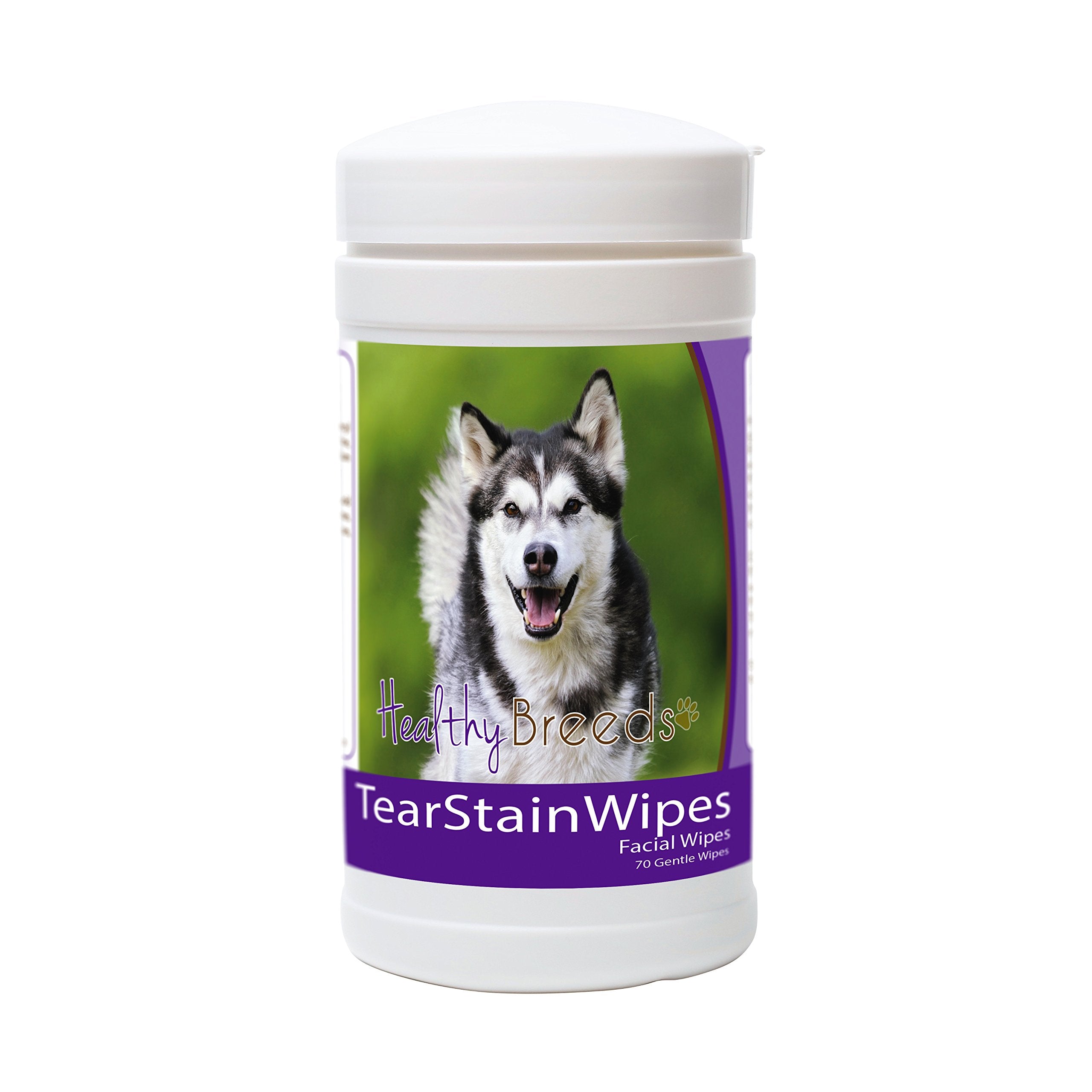Healthy Breeds Alaskan Malamute Tear Stain Wipes 70 Count