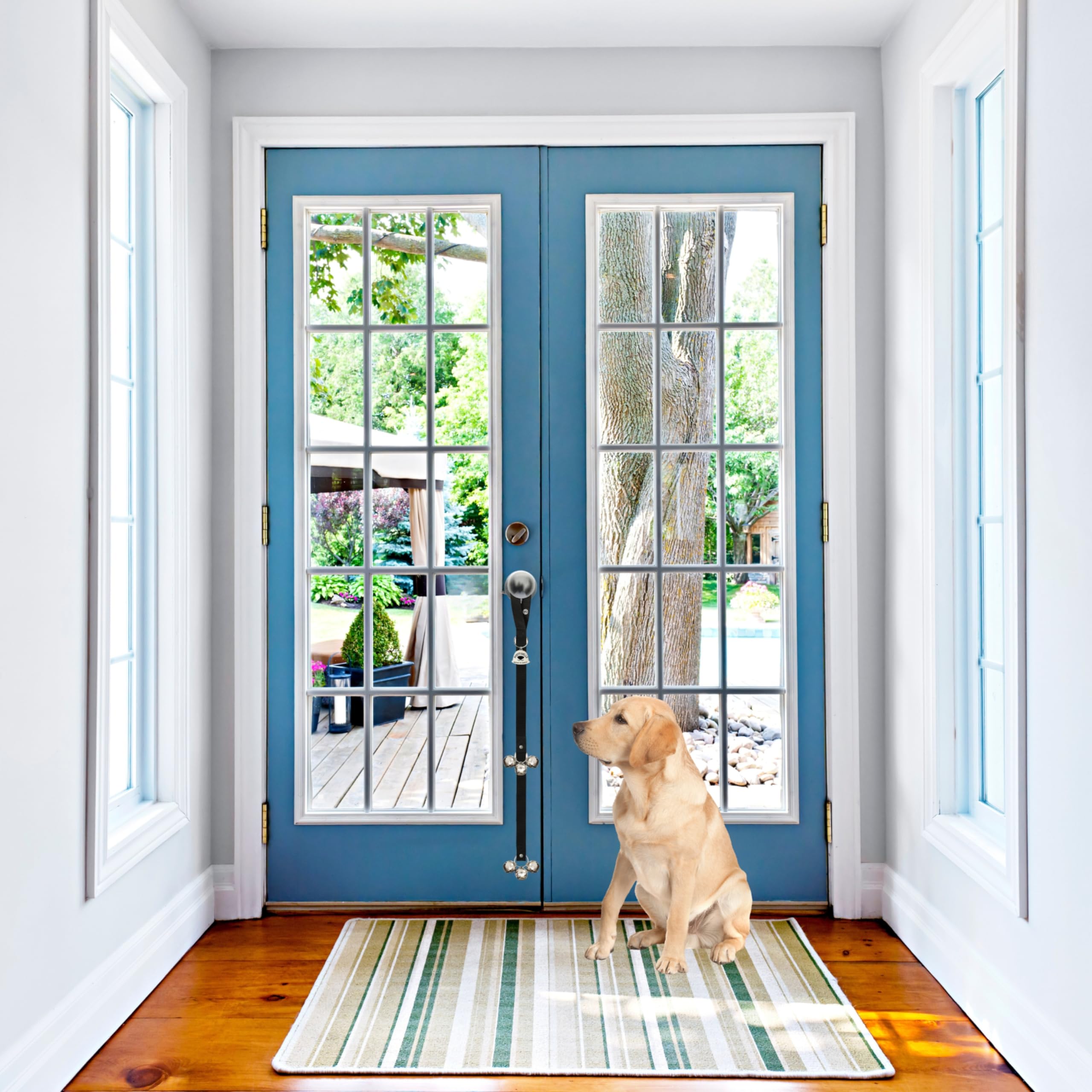 Caldwell'S Pet Supply Co. Dog Potty Bells, Dog Door Bell, Bells To Go Outside, Potty Training Bell, Dogs Doorbell, Dogs Potty Doorbell, Ring To Go Pee, All Breed Puppy Training Tool