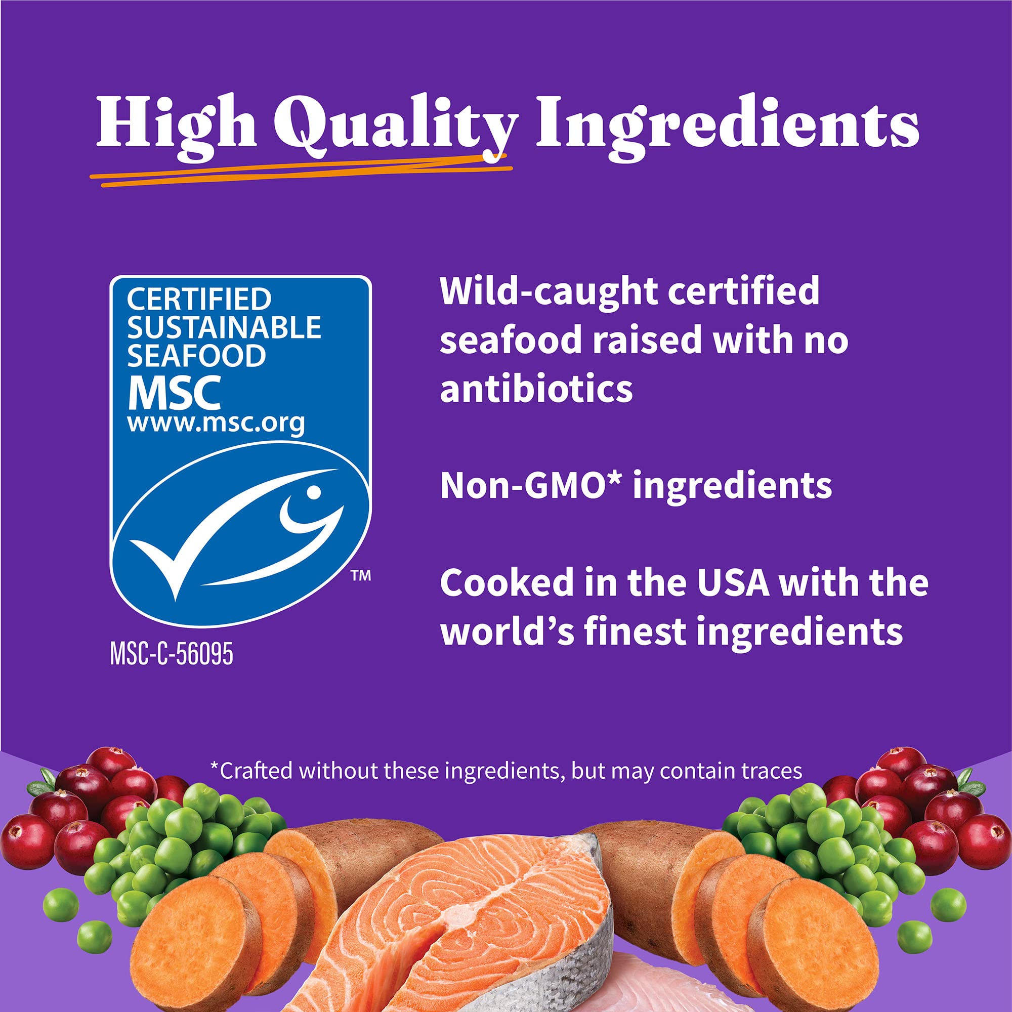 Halo Holistic Cat Food Wild Caught Salmon & Whitefish Formula, Grain Free Dry Cat Food, For Healthy Weight Support, Kibble for I