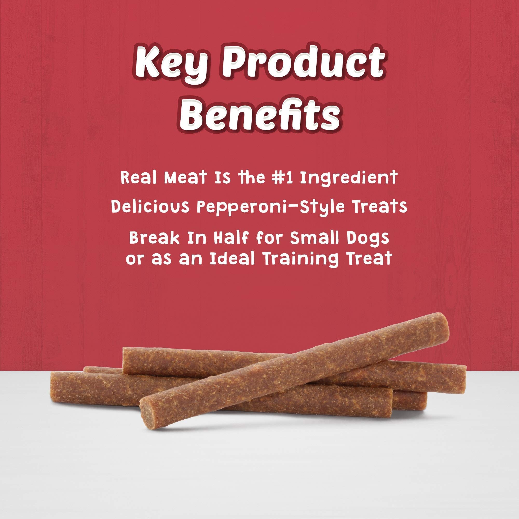 Blue Buffalo Stix Natural Soft Moist Dog Treats Beef Recipe Bag