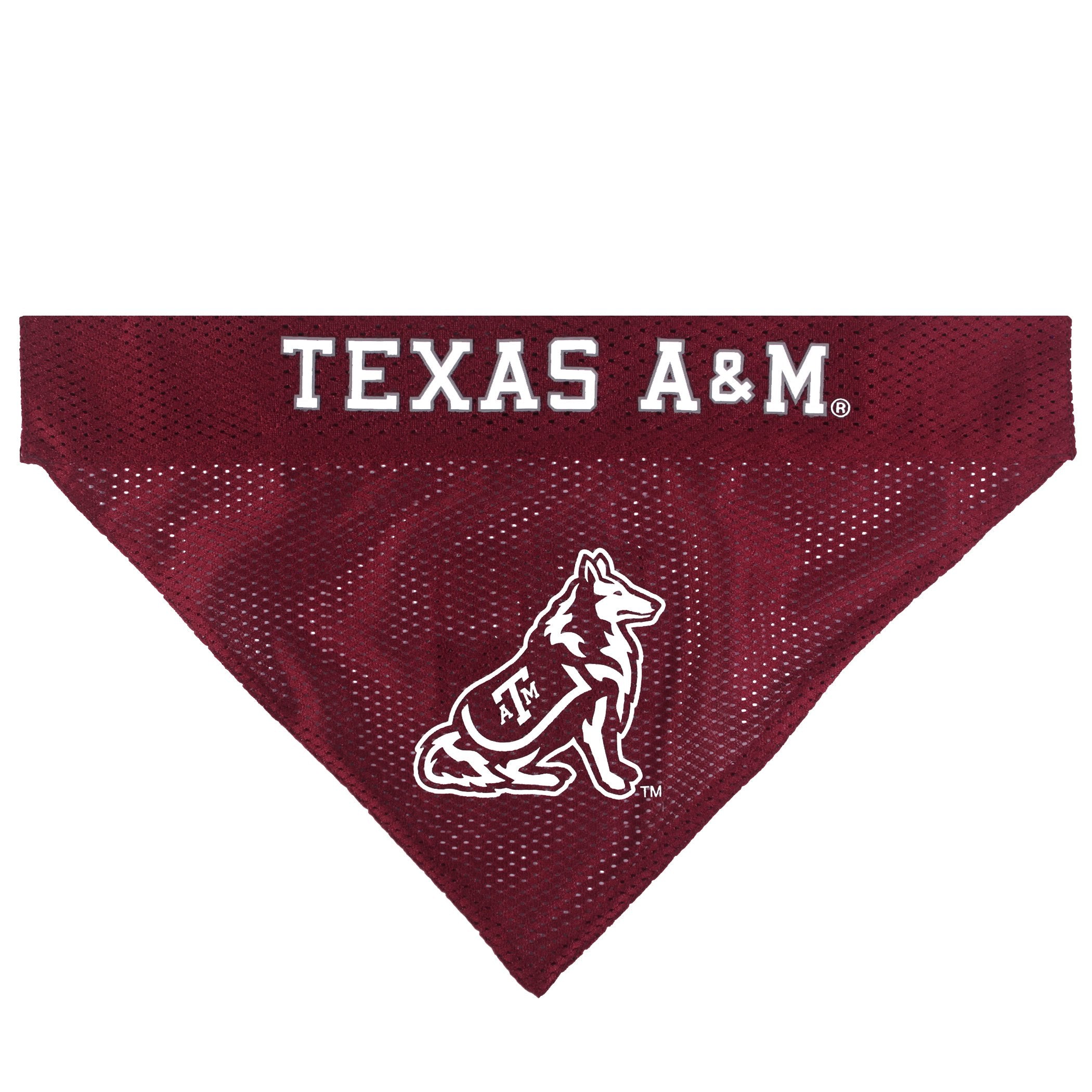 Pets First Collegiate Pet Accessories, Reversible Bandana, Texas A&M Aggies, Large/X-Large