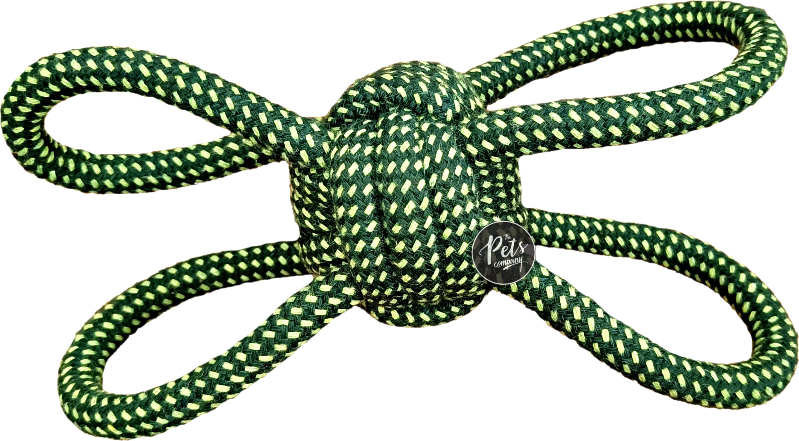 The Pets Company Butterfly Ball Dog Rope Toy For Chewing Teething, Rope Dog Tug Toys For Small & Medium Dogs