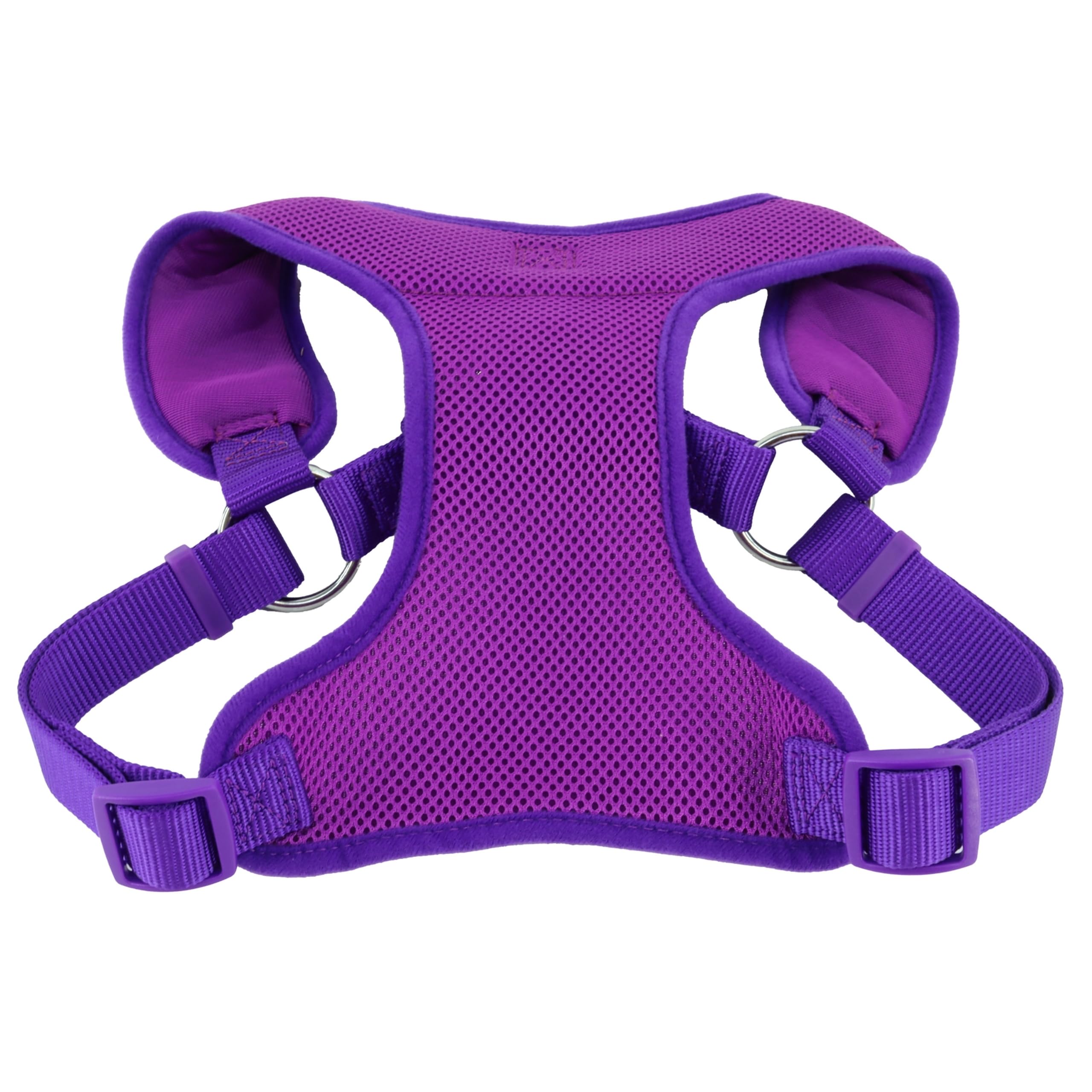 Coastal Pet Comfort Soft Wrap Adjustable Dog Harness - Comfortable Harness For Dog - Adjustable Fit - Easy Step-In Design - Breathable Fabric Mesh - Orchid, 3/8' X 11'-13'