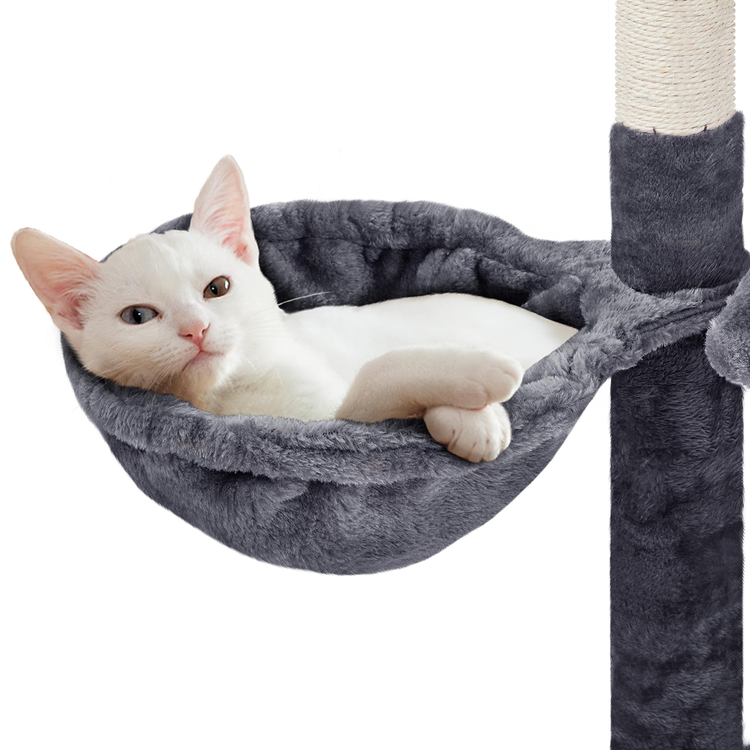Topeakmart Cat Tree 33In Cat Tower, Multi-Level Cat Condo With Extra Scratch Boards And Sisal Posts As Kitty Activity Center