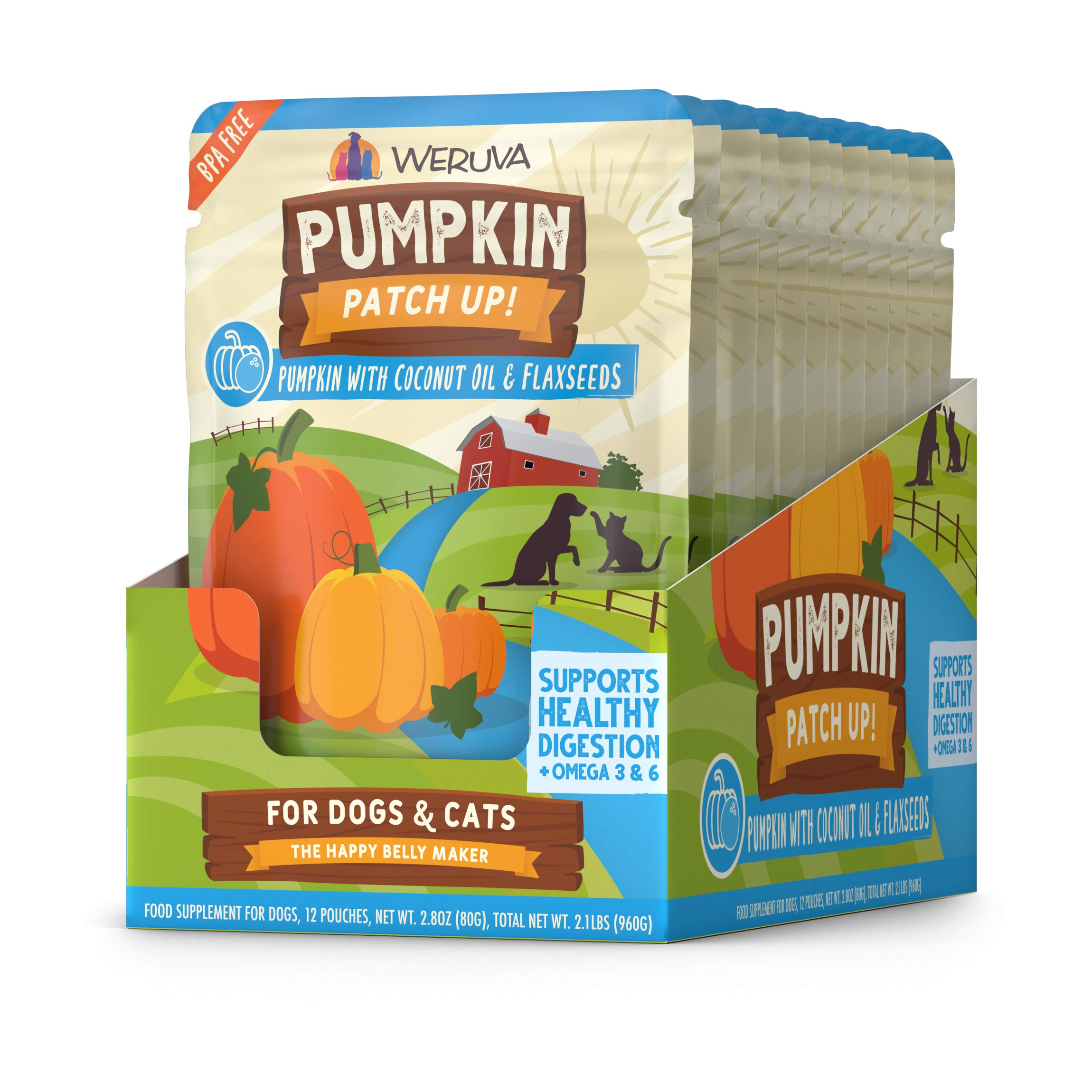 Weruva Pumpkin Patch Up! Pumpkin Pouches for Dogs & Cats
