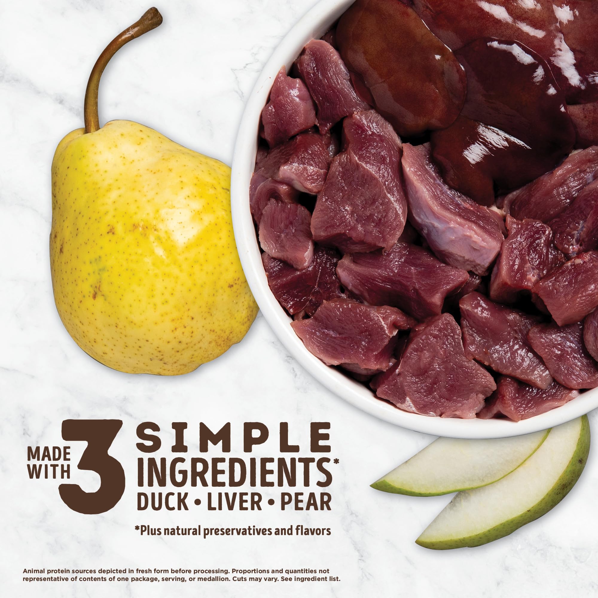 ACANA Singles Freeze Dried Dog Treats, Limited Ingredient Grain Free Duck & Pear Recipe, 3.25oz