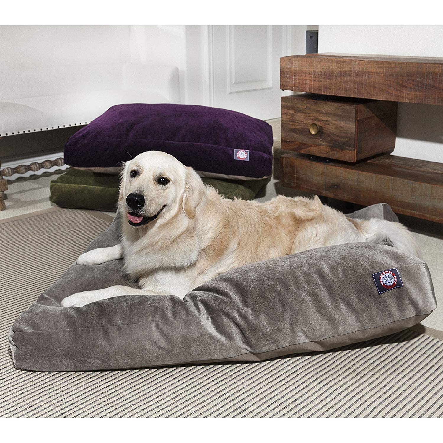 Azure Villa Collection Large Rectangle Pet Dog Bed