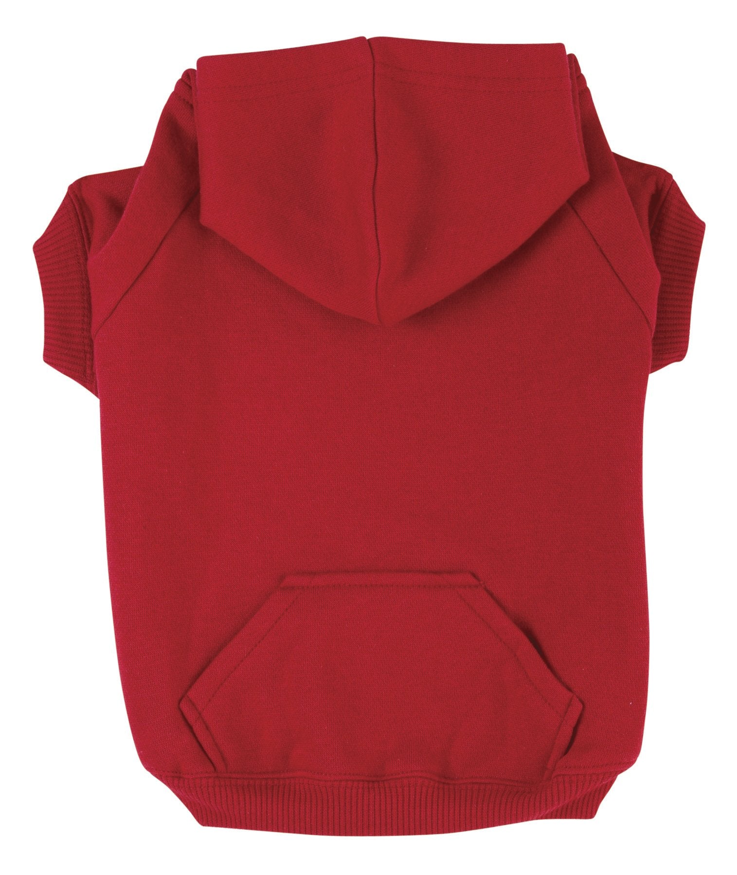 Zack & Zoey Basic Hoodie For Dogs, 12' Small, Tomato Red