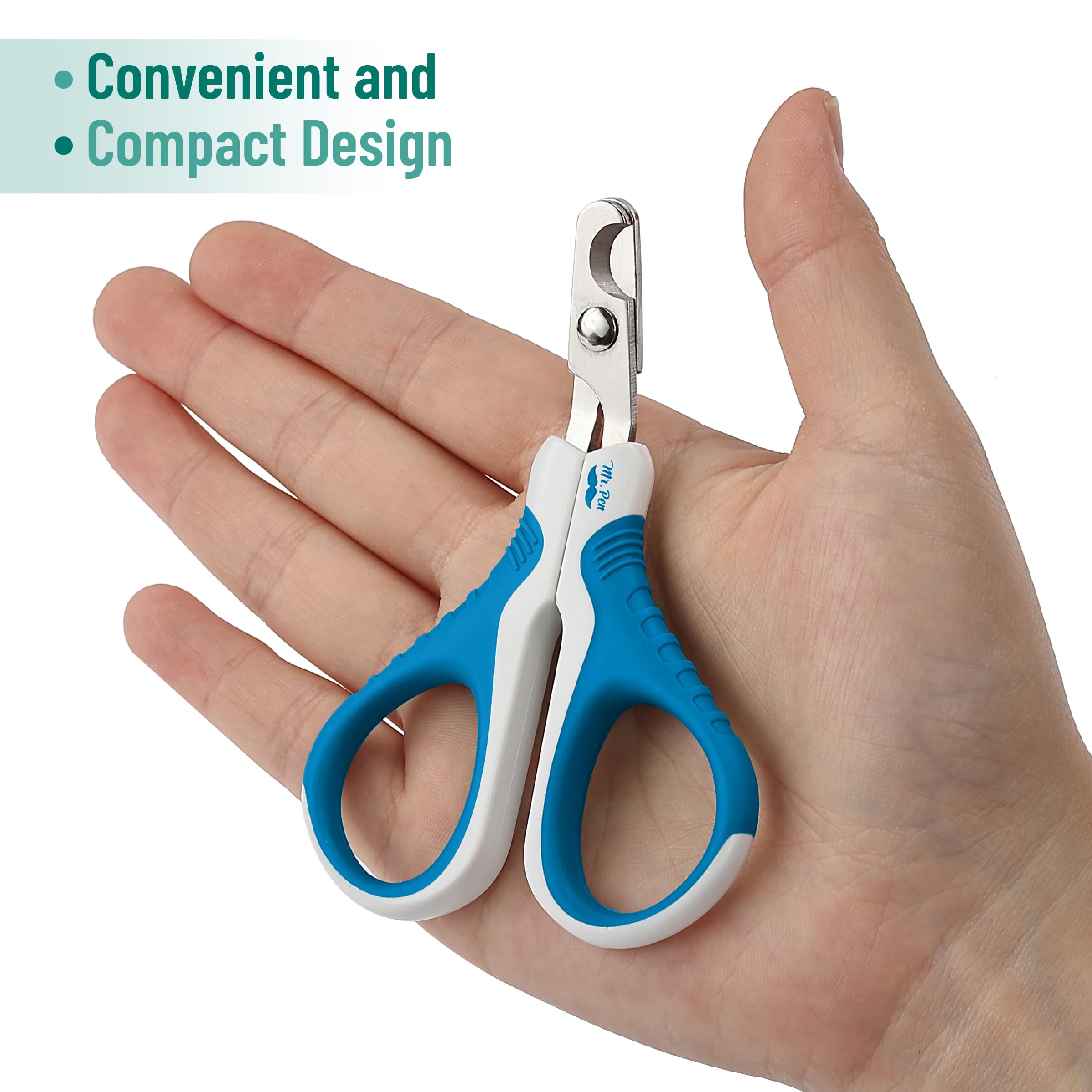Mr. Pen- Cat Nail Clipper, Blue & White Cat Nail Trimmer, Cat Nail Clippers, Cat Claw Clippers, Cat Clippers For Nails, Pet Nail Clippers, Kitten Nail Clipper, Small Dog Nail Clipper Cat Claw Trimmer