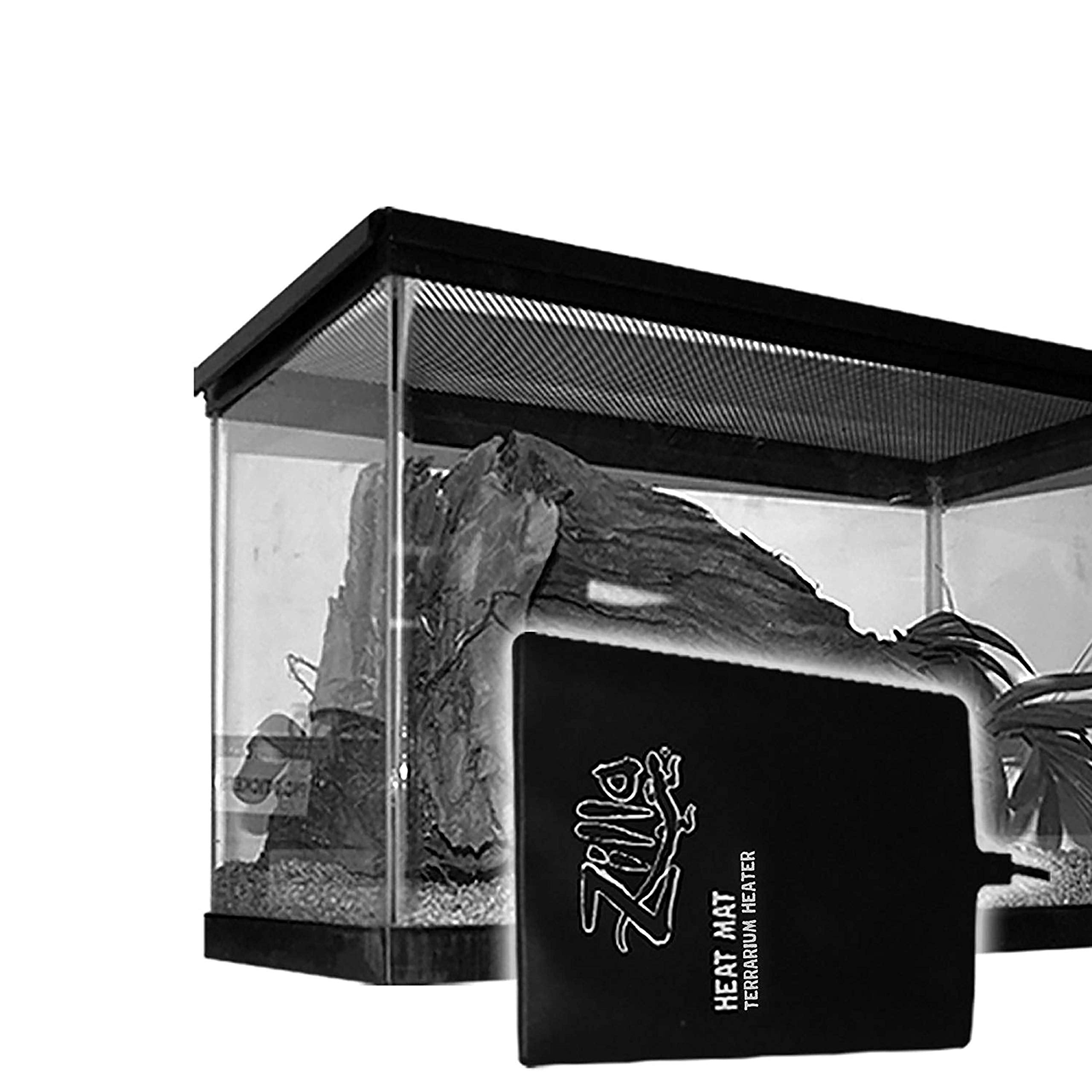 Zilla Terrarium Heat Mats Black Mini, 1-5 Gallon, 4 Watt
