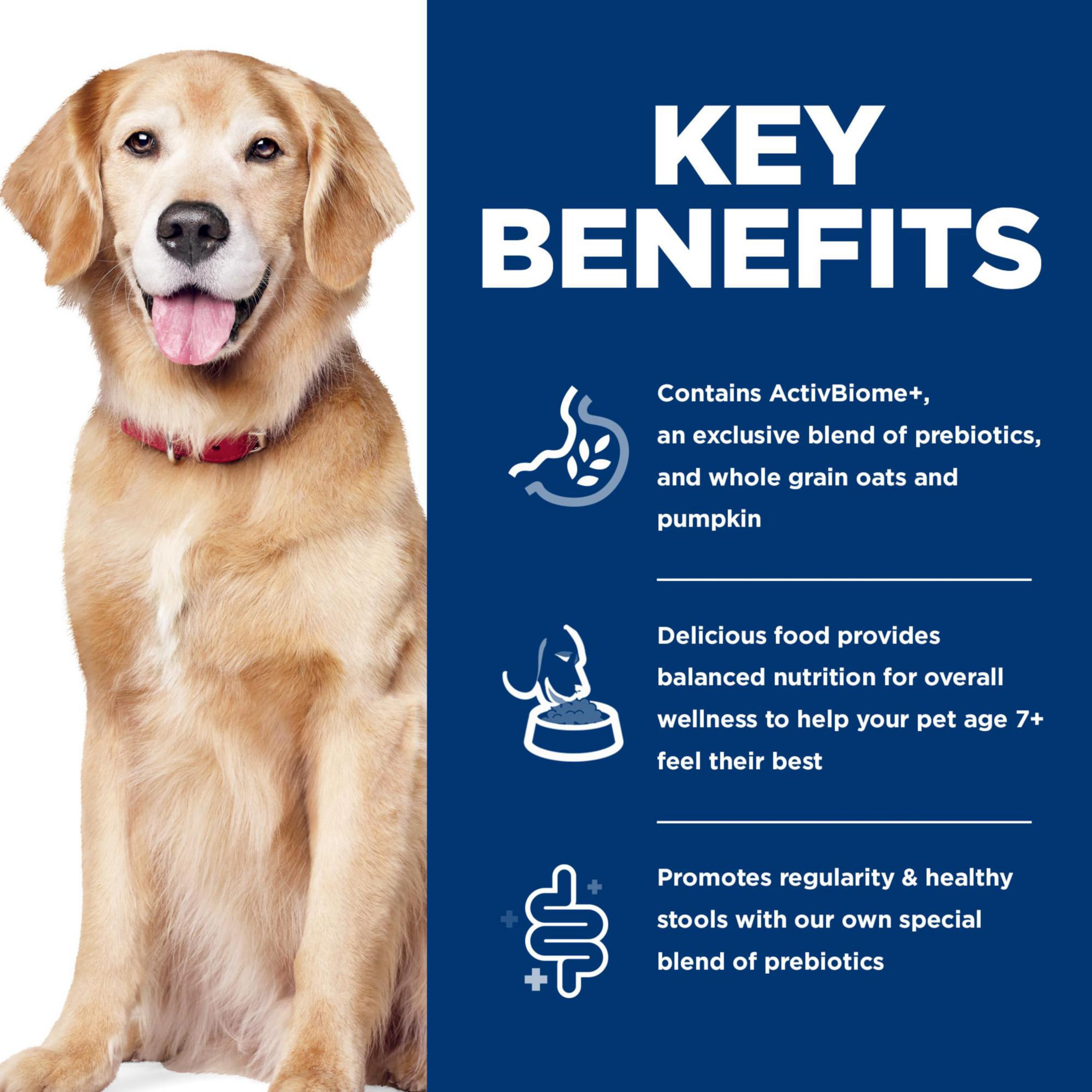 Hills Science Diet Perfect Digestion, Senior Adult 7+, Digestive Support, Dry Dog Food, Chicken, Brown Rice, & Whole Oats, 3.5
