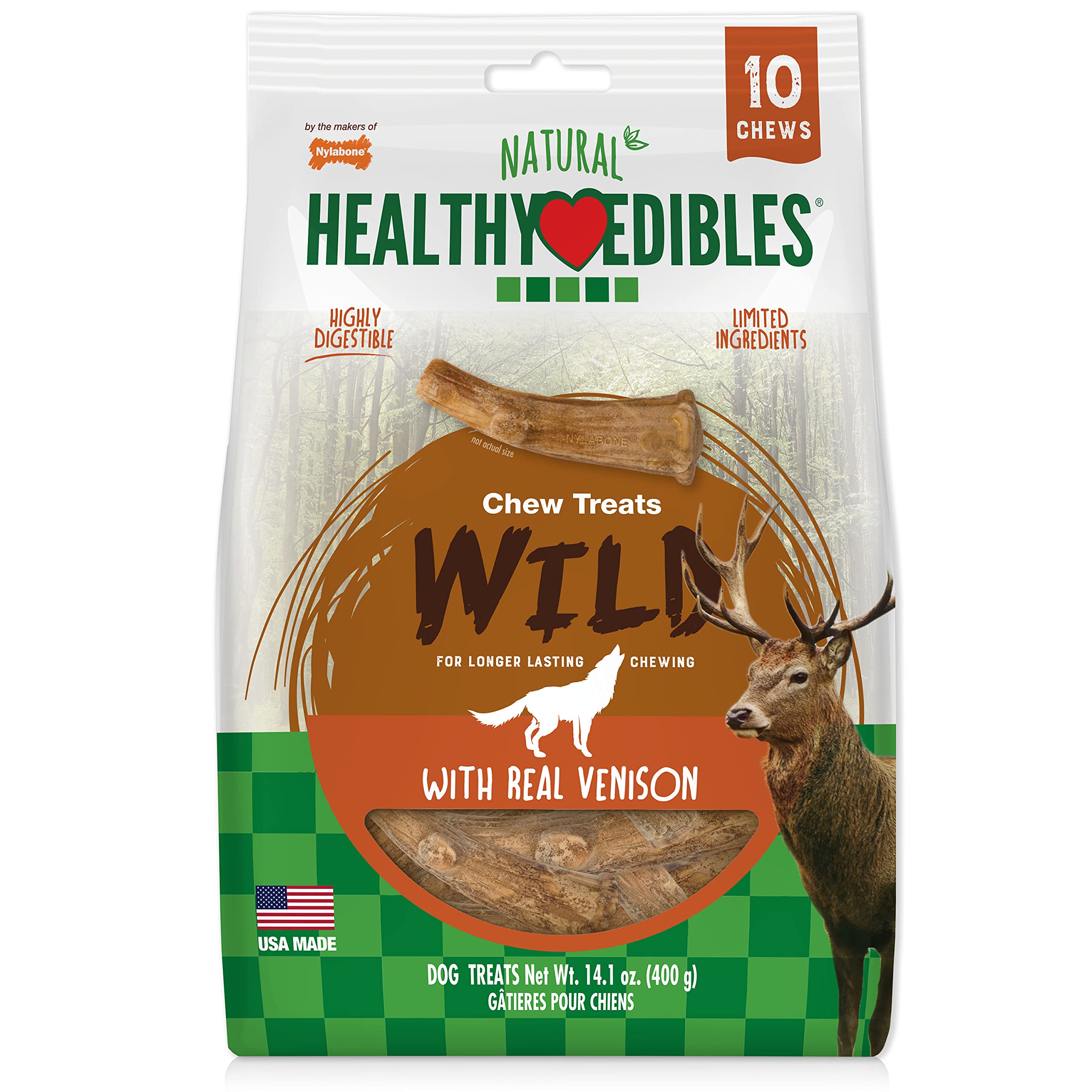 TFH MD 10CT VENISON ANTLER EDIBLE